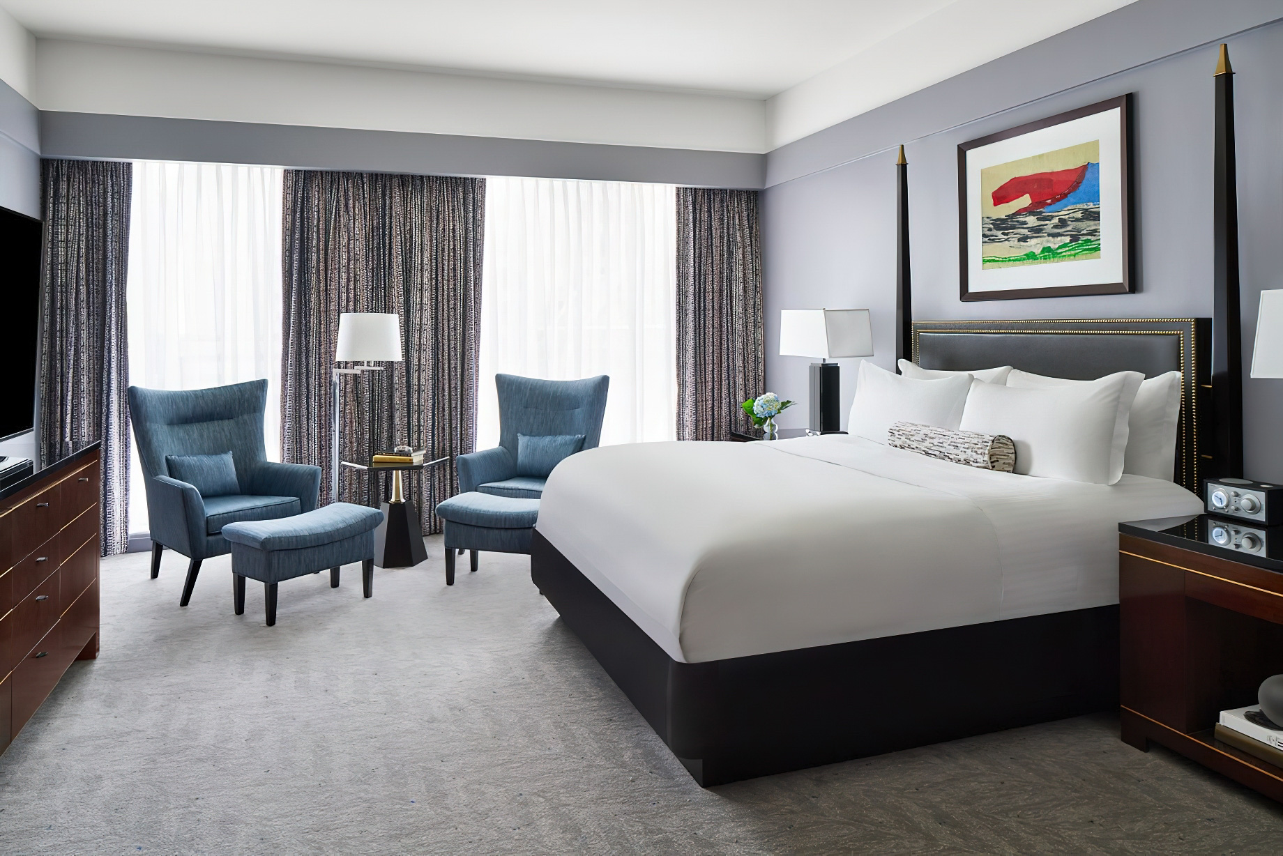 The Ritz-Carlton, Charlotte Hotel – Charlotte, NC, USA – Uptown Suite Bedroom