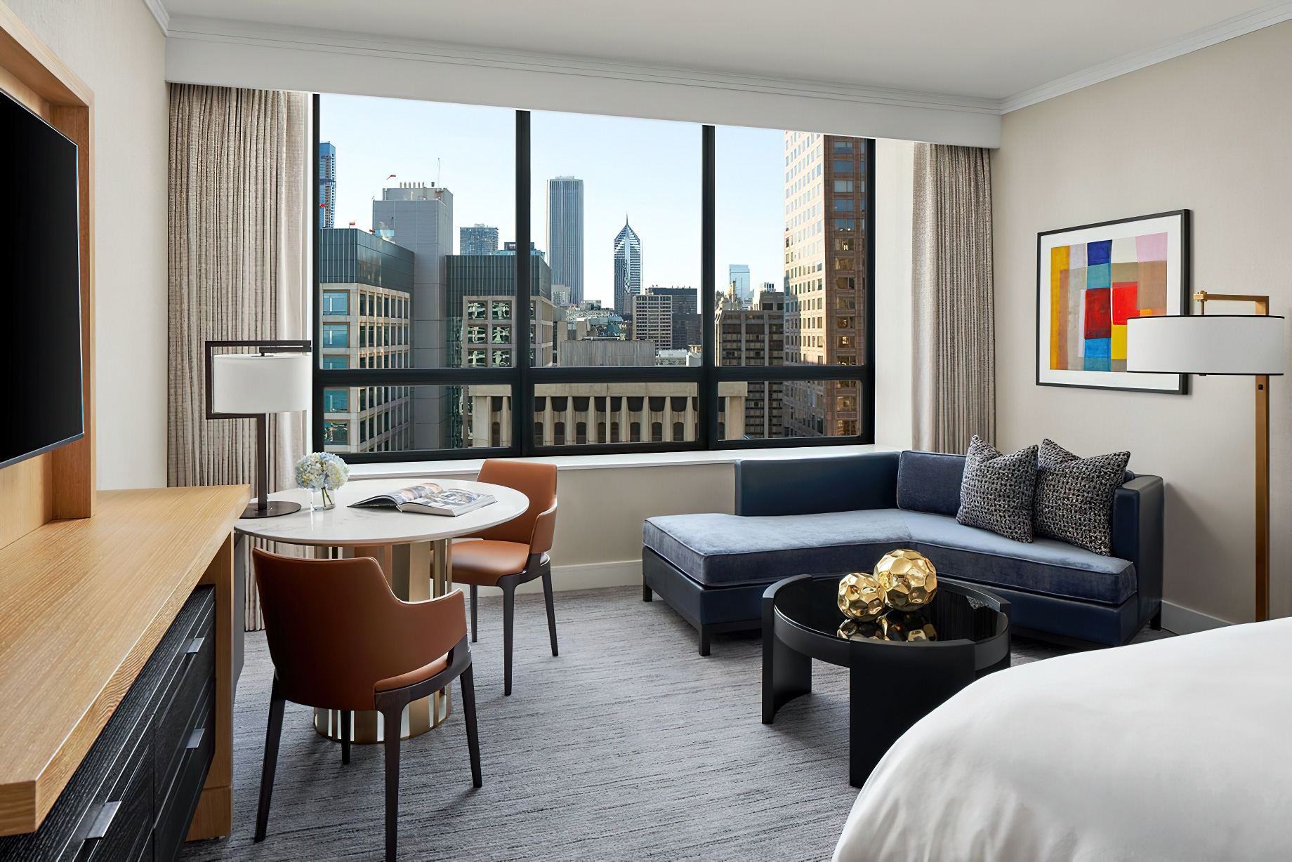 The Ritz-Carlton, Chicago Hotel – Chicago, IL, USA – City View Room