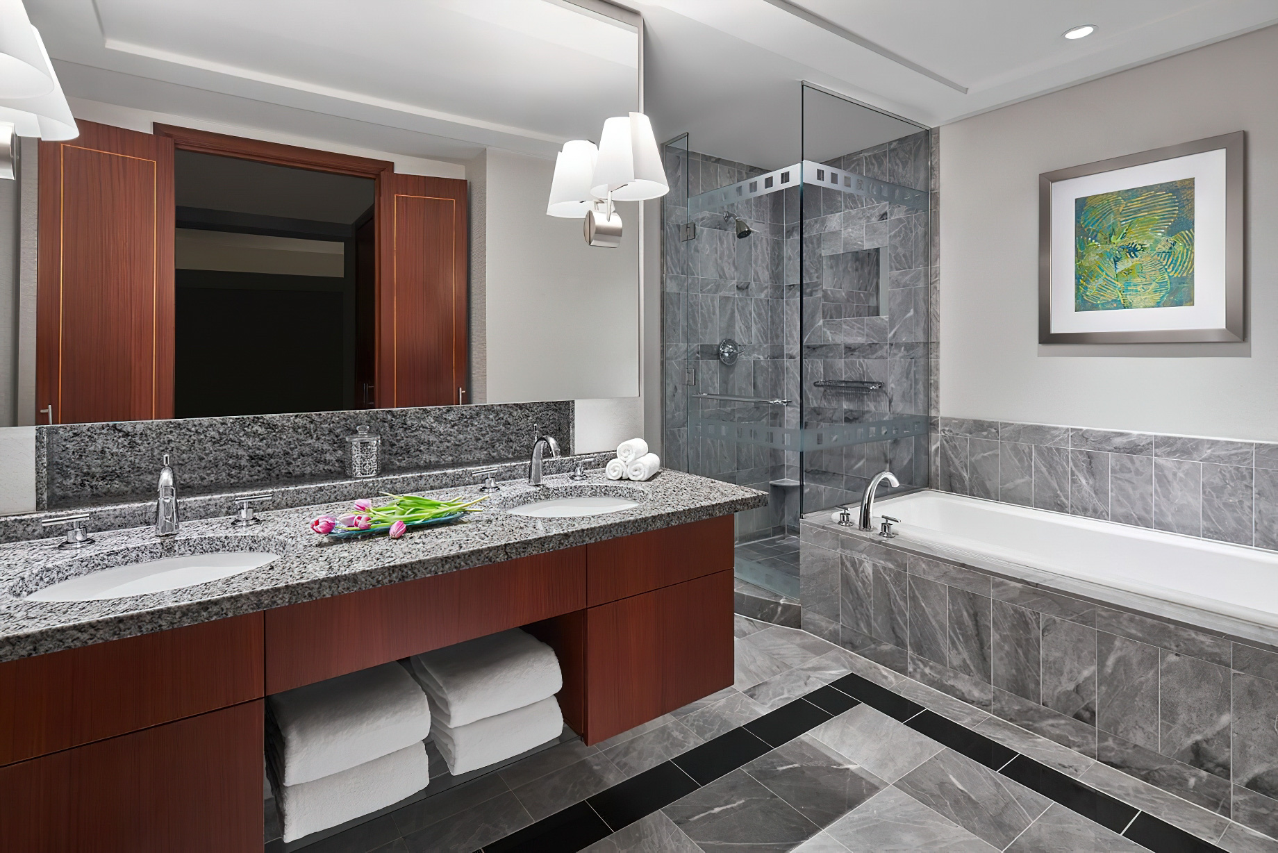 The Ritz-Carlton, Charlotte Hotel – Charlotte, NC, USA – Parlor Suite Bathroom