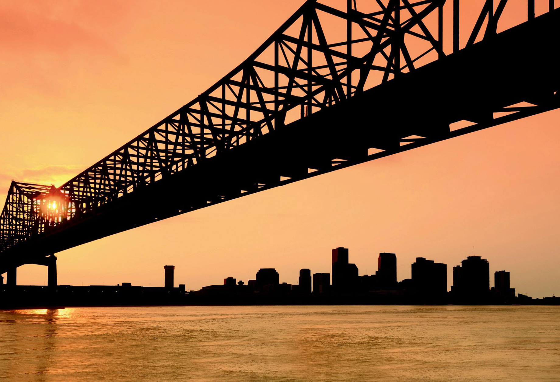 The Ritz-Carlton, New Orleans Hotel - New Orleans, LA, USA - Bridge View Sunset