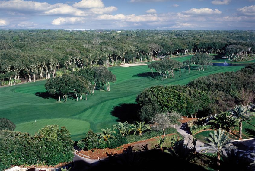 The Ritz-Carlton, Amelia Island Resort - Fernandina Beach, FL, USA - Golf Course Aerial View