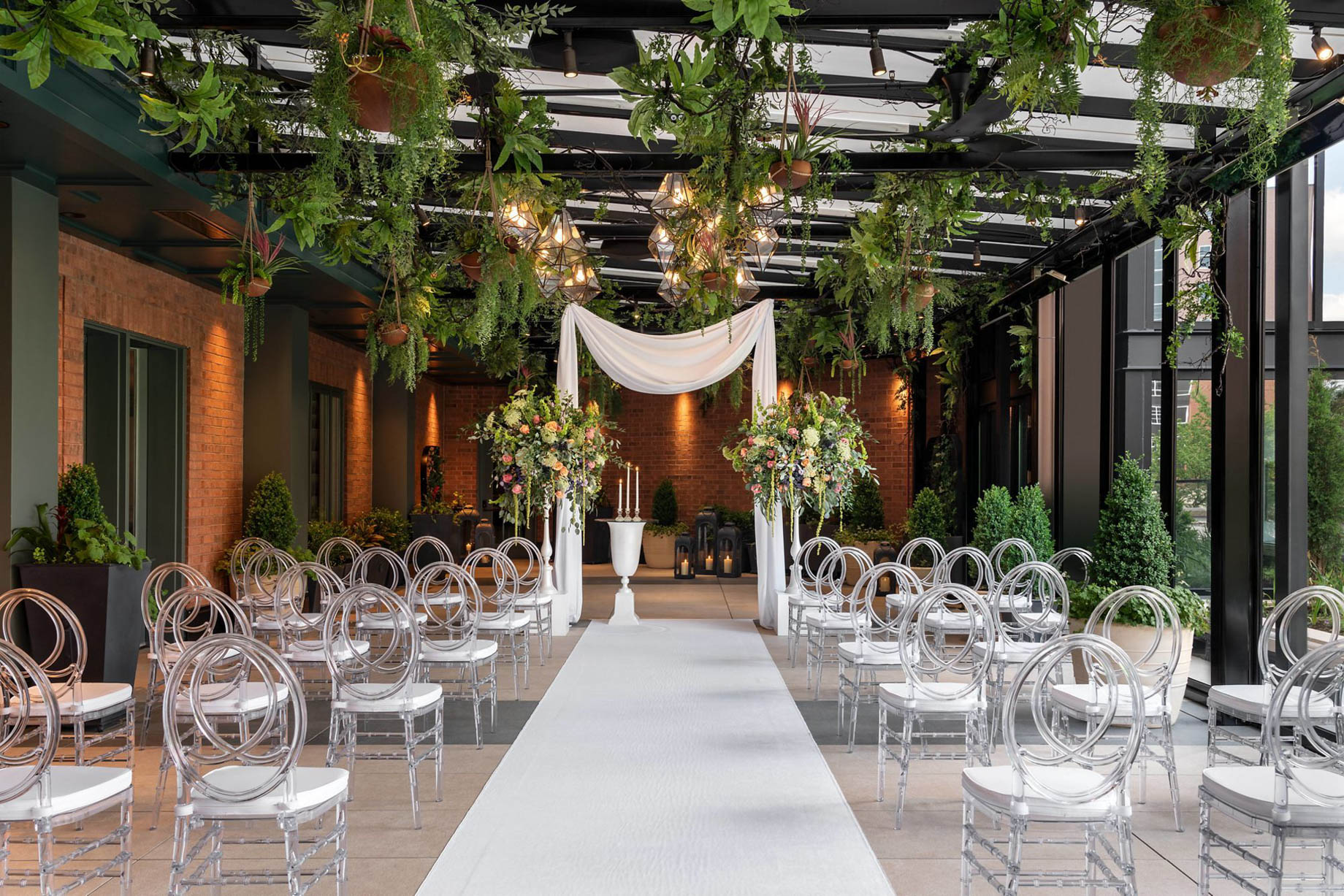 The Ritz-Carlton, St. Louis Hotel – St. Louis, MO, USA – The Solarium Wedding Reception