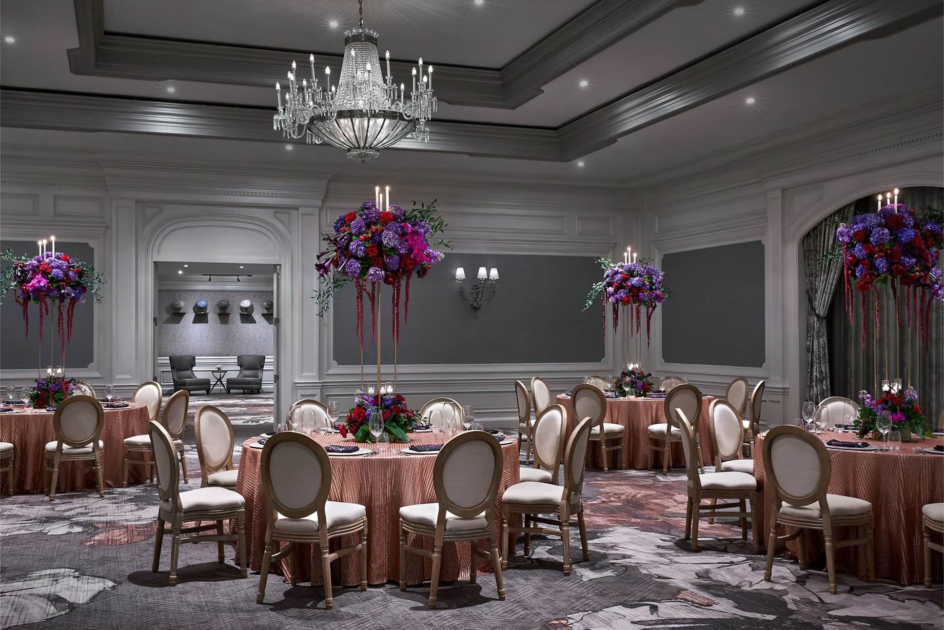 The Ritz-Carlton, Atlanta Hotel – Atlanta, GA, USA – Grand Ballroom Tables