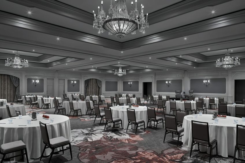 The Ritz-Carlton, Atlanta Hotel - Atlanta, GA, USA - Grand Ballroom Meeting Setup
