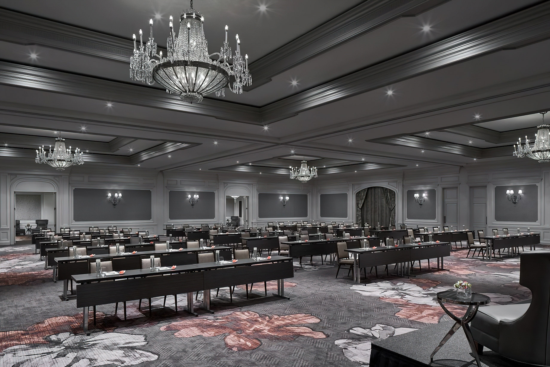 The Ritz-Carlton, Atlanta Hotel – Atlanta, GA, USA – Grand Ballroom Meeting Setup