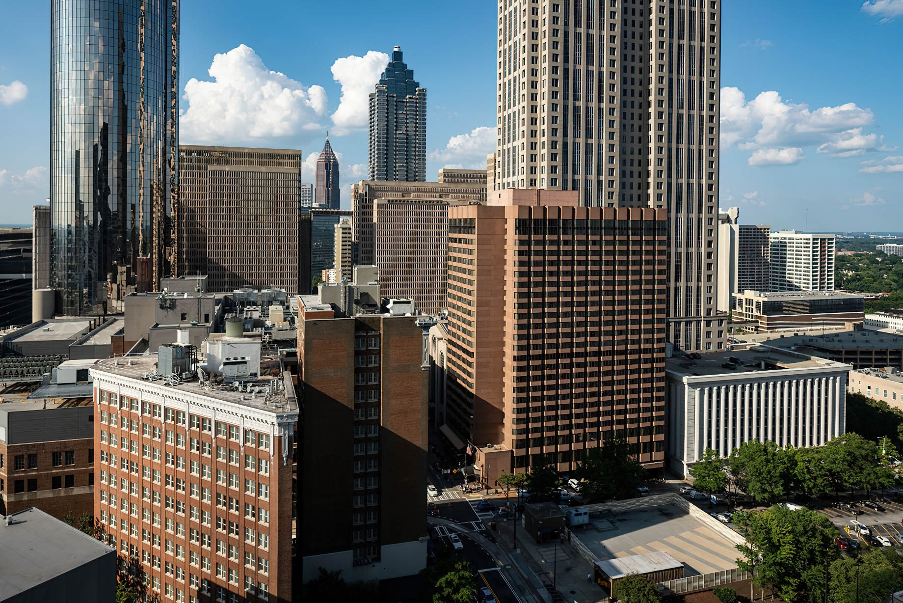 The Ritz-Carlton, Atlanta Hotel – Atlanta, GA, USA – Exterior Aerial View