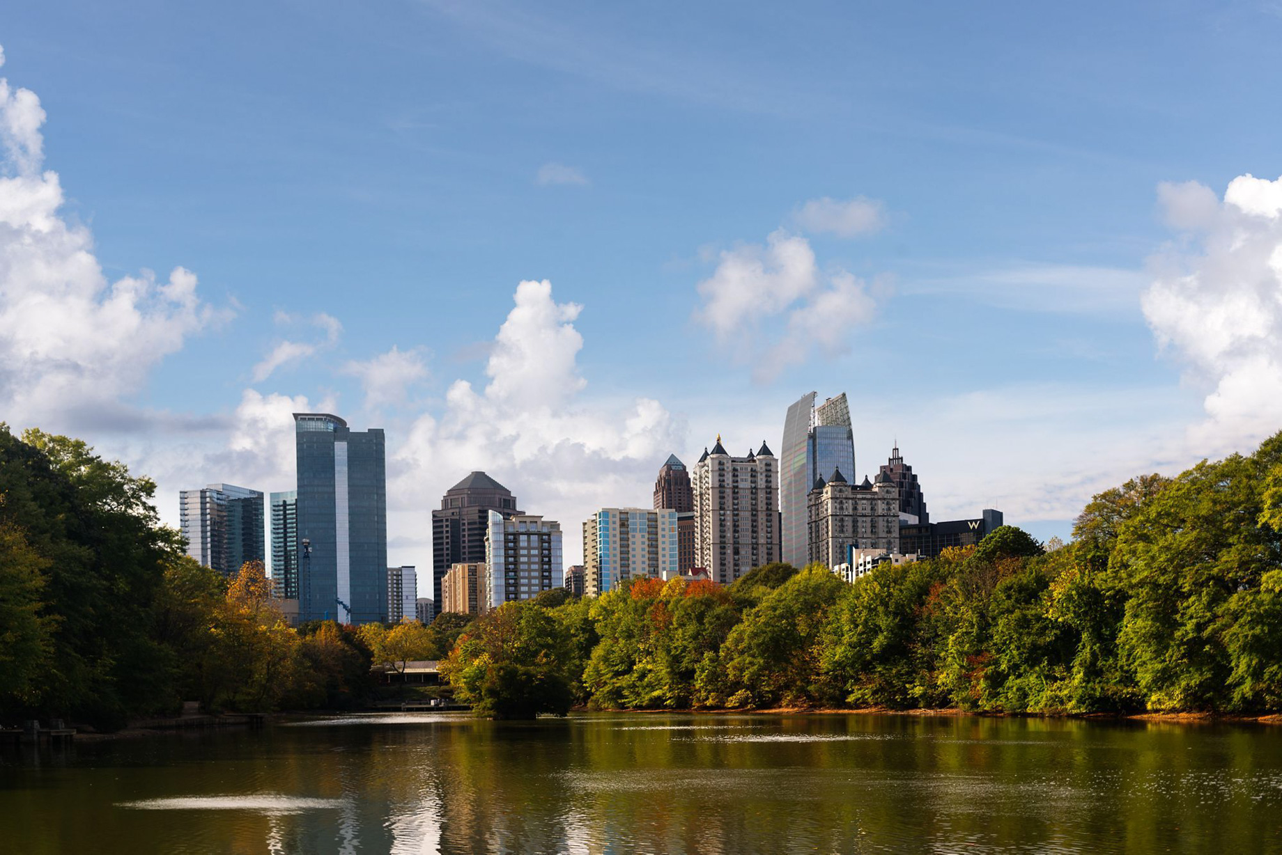 The Ritz-Carlton, Atlanta Hotel – Atlanta, GA, USA – City Park Skyline View