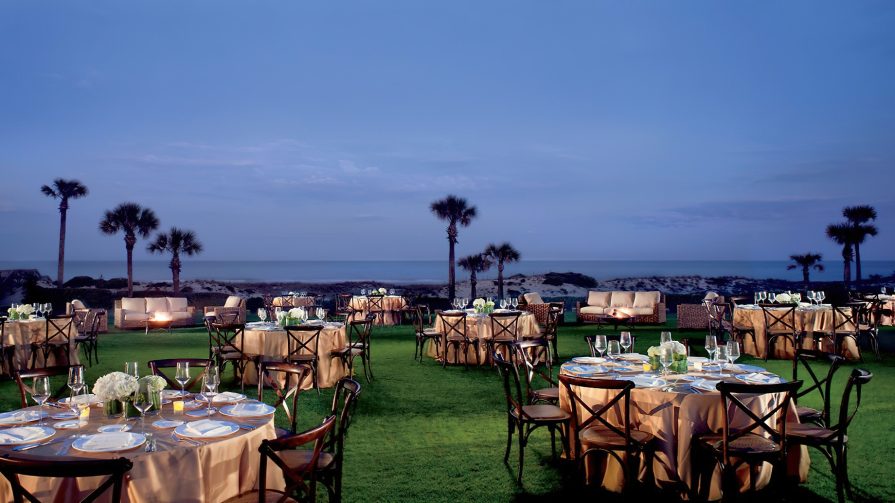 The Ritz-Carlton, Amelia Island Resort - Fernandina Beach, FL, USA - Outdoor Wedding Reception