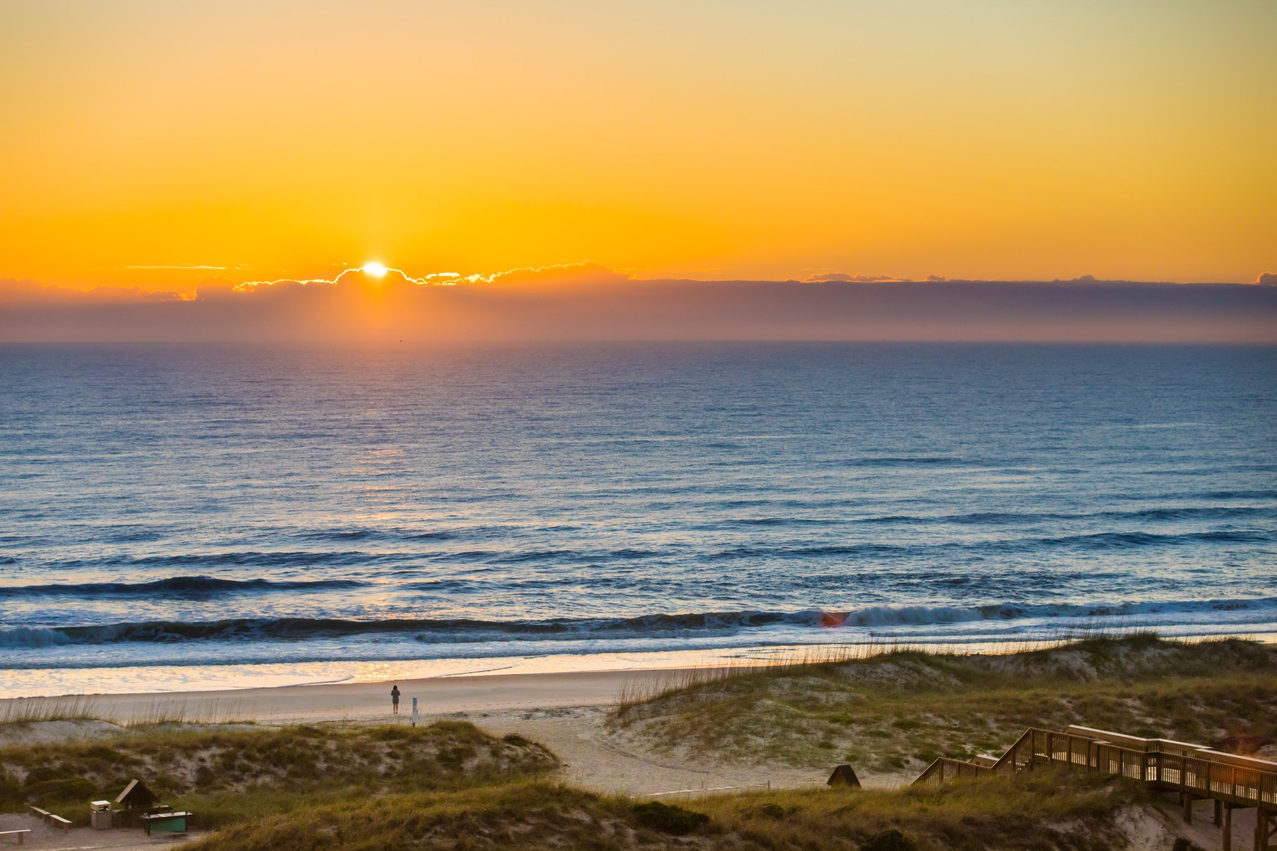 The Ritz-Carlton, Amelia Island Resort - Fernandina Beach, FL, USA - Beach Walkway Sunset
