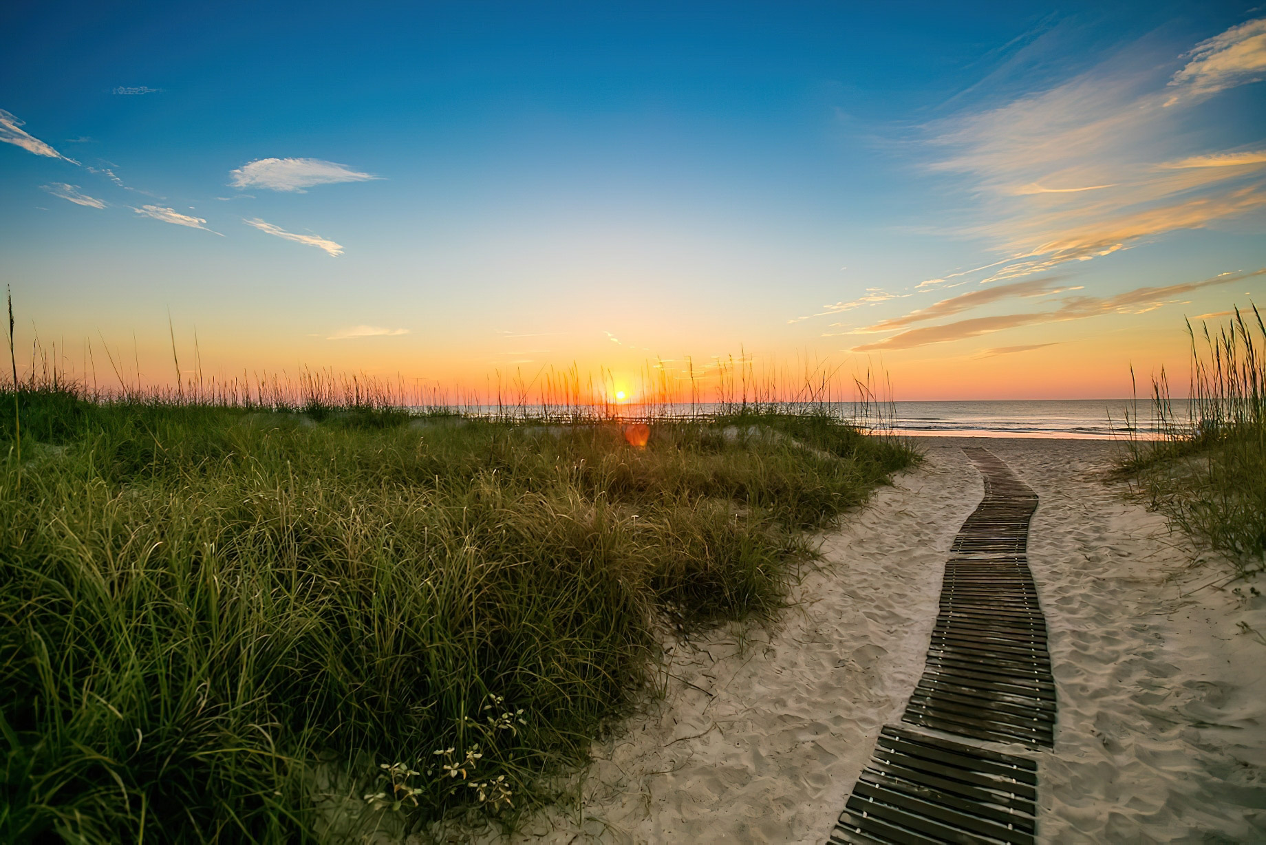 The Ritz-Carlton, Amelia Island Resort - Fernandina Beach, FL, USA - Beach Walkway Sunset