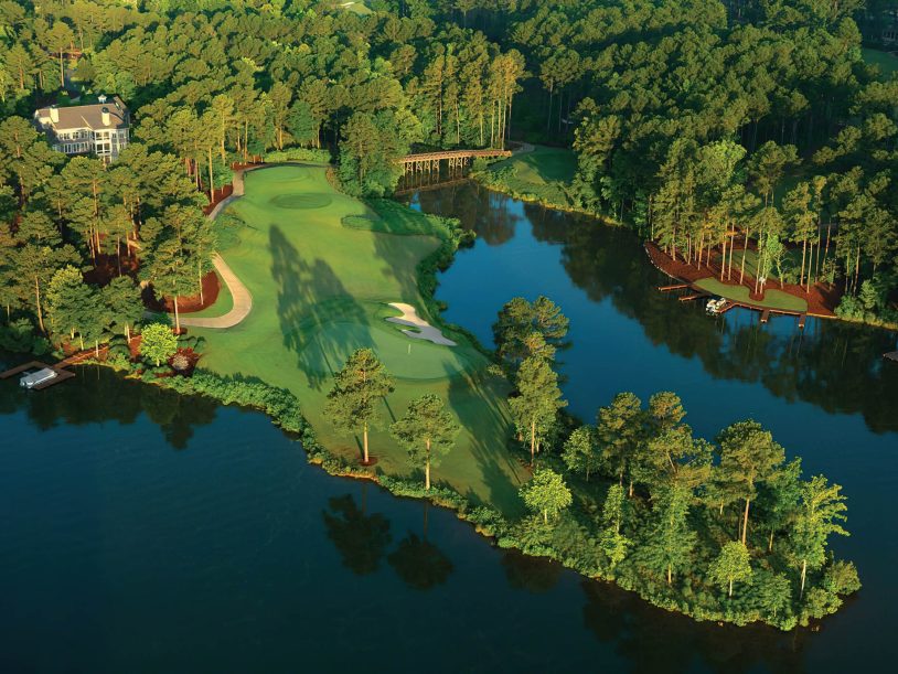 103 - The Ritz-Carlton Reynolds, Lake Oconee Resort - Greensboro, GA, USA - Lakeside Golf Course Aerial View