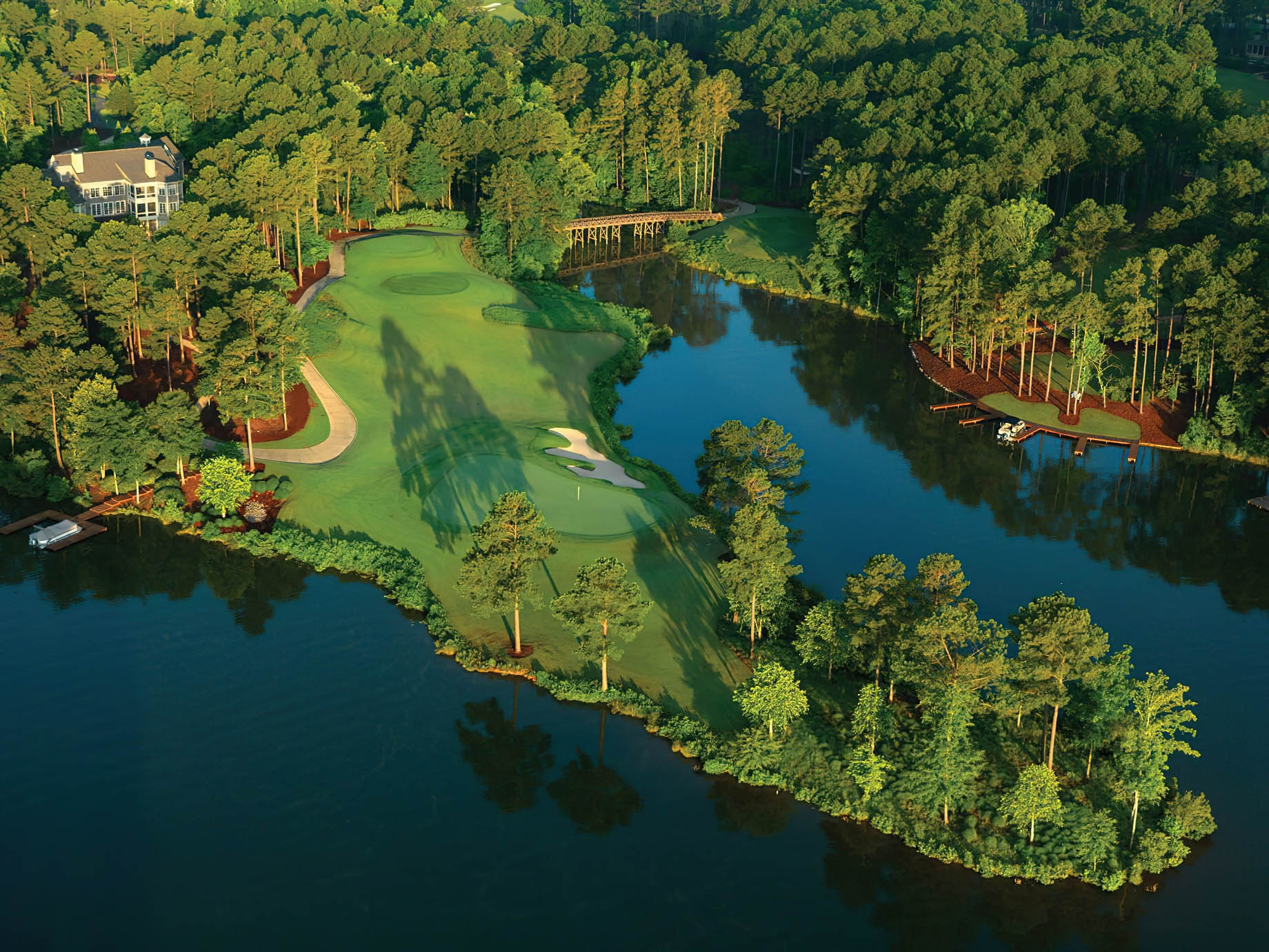 103 – The Ritz-Carlton Reynolds, Lake Oconee Resort – Greensboro, GA, USA – Lakeside Golf Course Aerial View