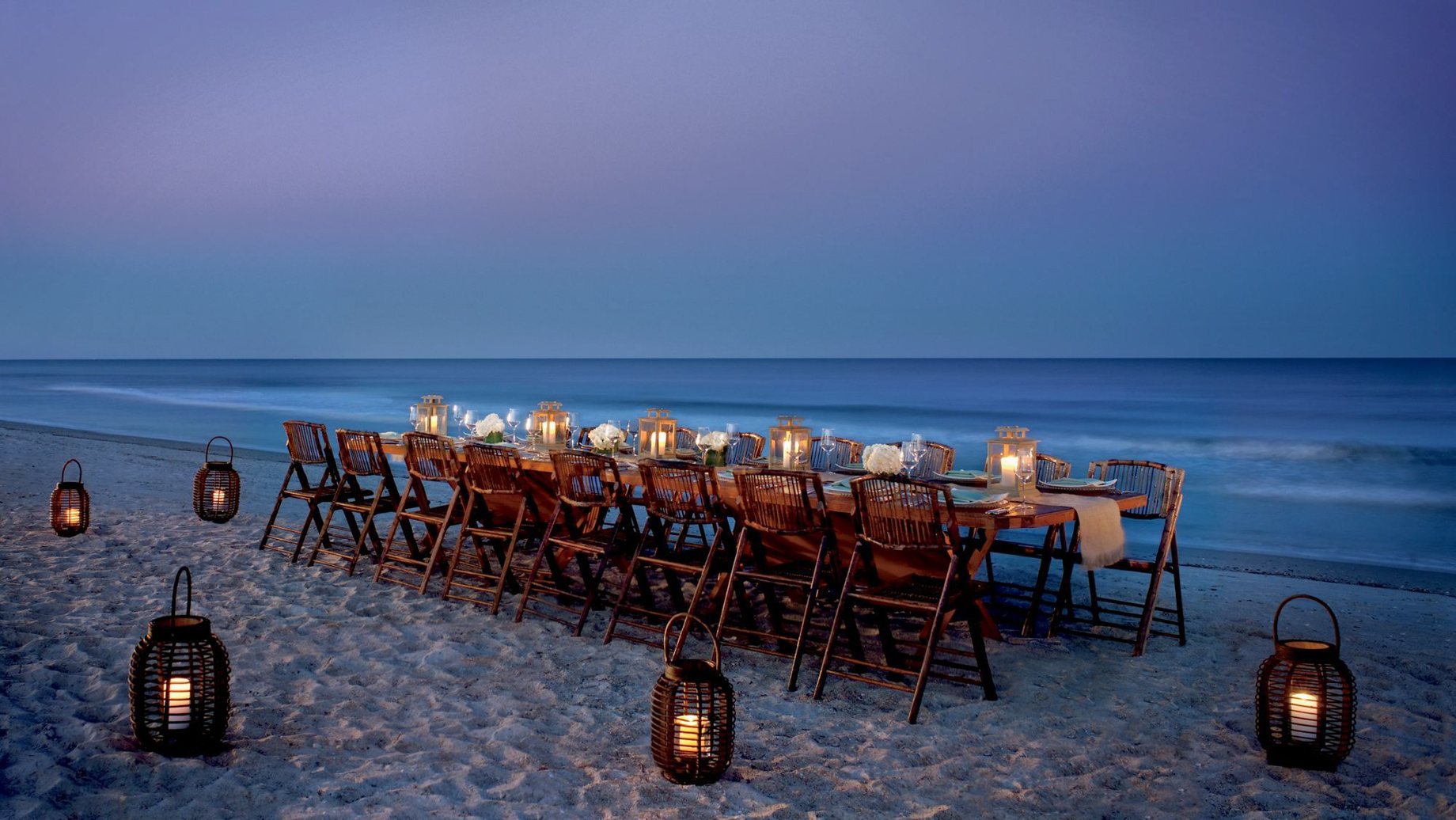 The Ritz-Carlton, Amelia Island Resort – Fernandina Beach, FL, USA – Evening Beach Dining