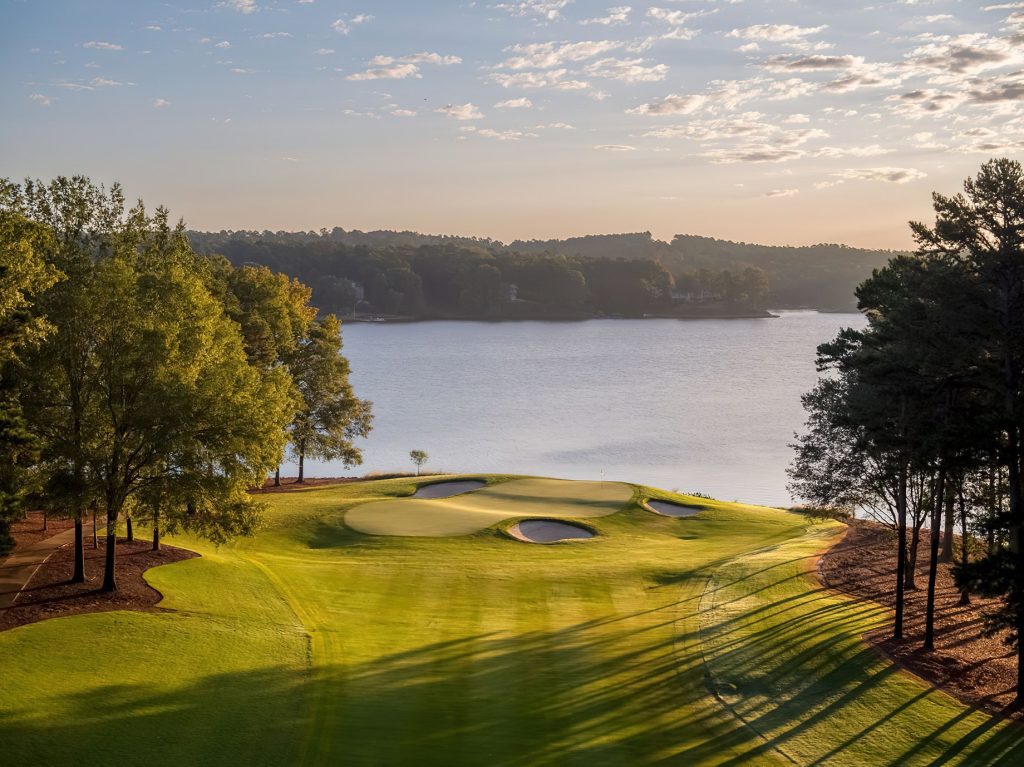 108 - The Ritz-Carlton Reynolds, Lake Oconee Resort - Greensboro, GA, USA - Lakeside Golf Course Aerial View