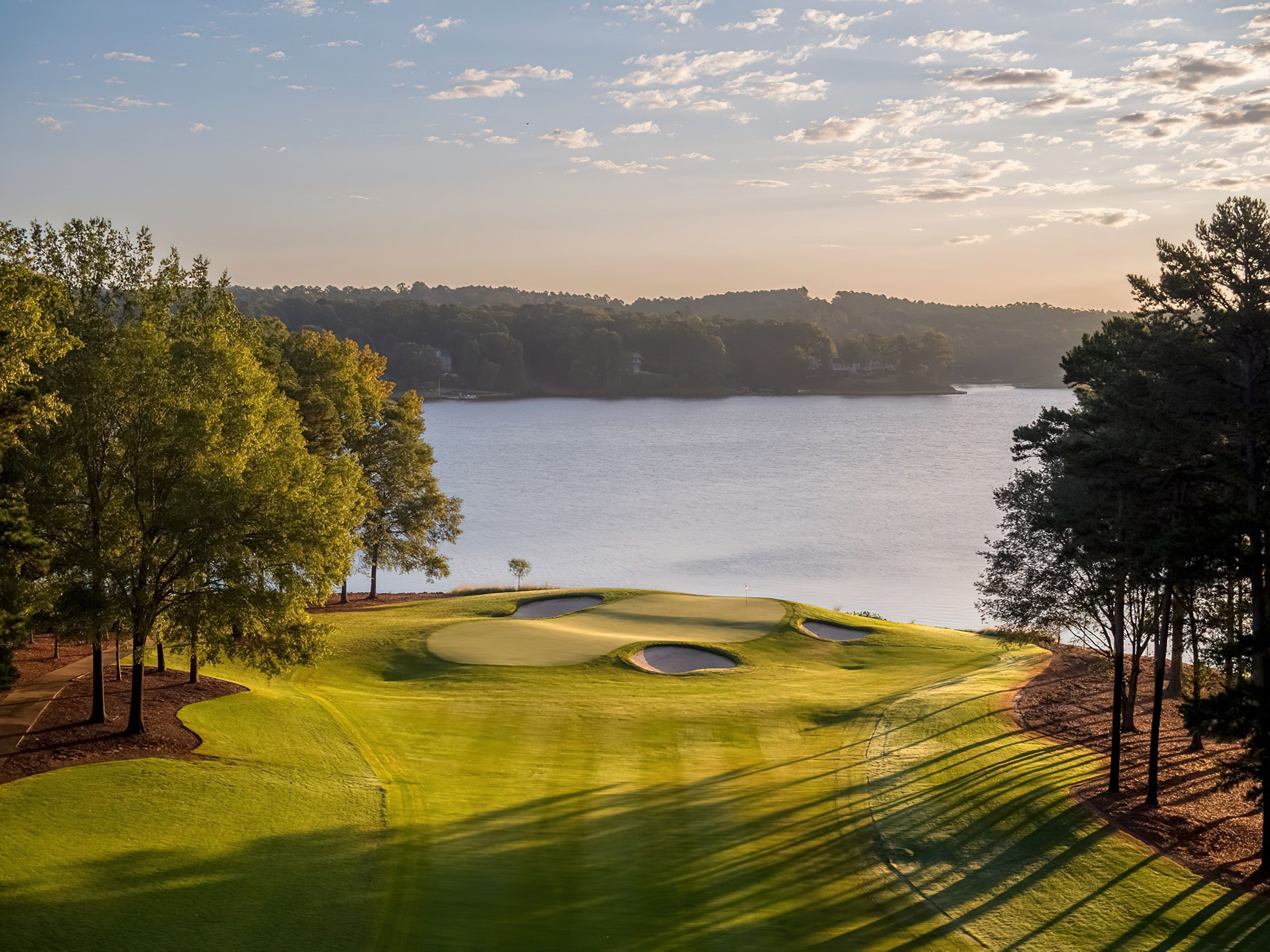 108 – The Ritz-Carlton Reynolds, Lake Oconee Resort – Greensboro, GA, USA – Lakeside Golf Course Aerial View