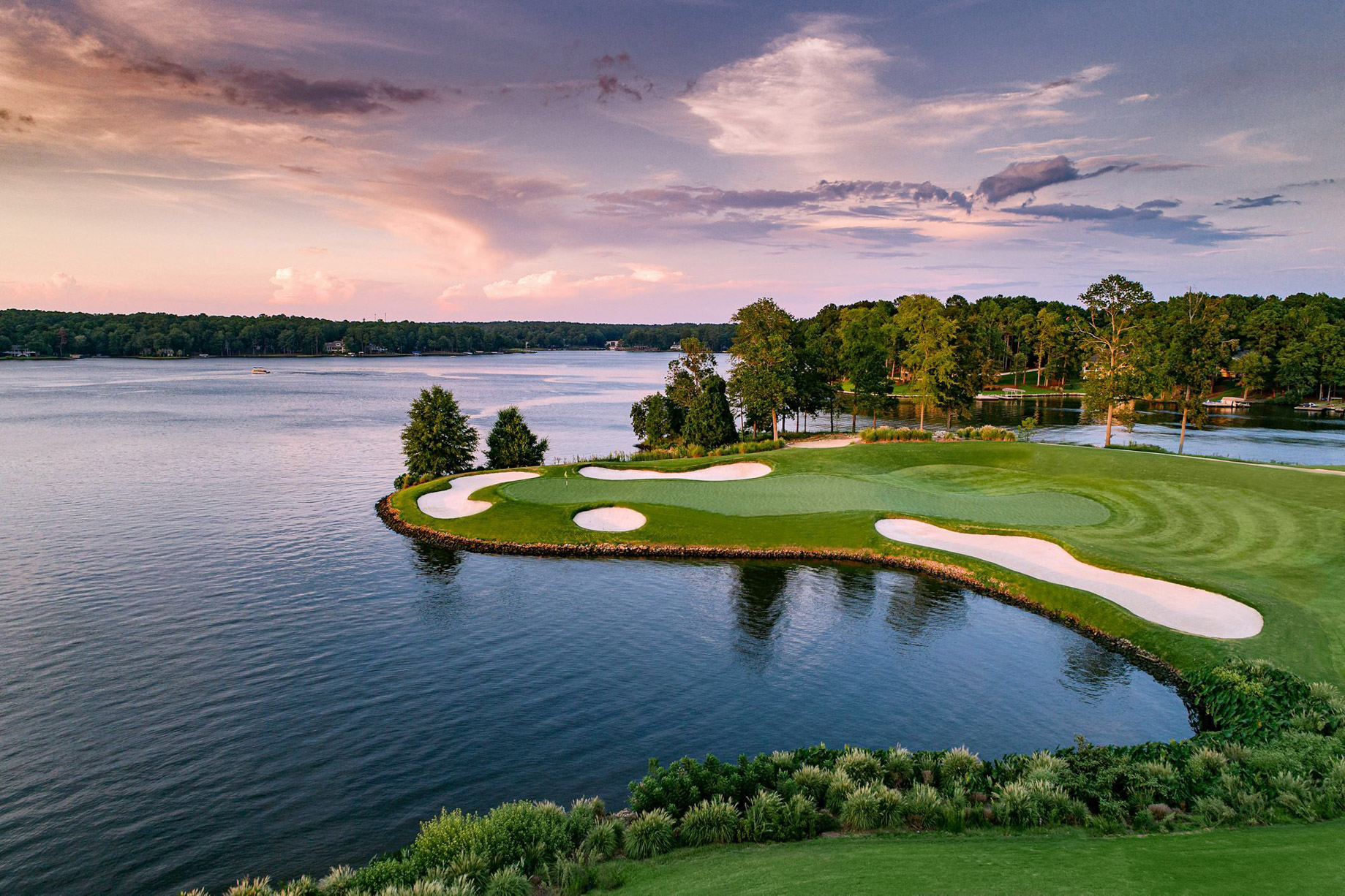 109 – The Ritz-Carlton Reynolds, Lake Oconee Resort – Greensboro, GA, USA – Lakeside Golf Course Aerial View
