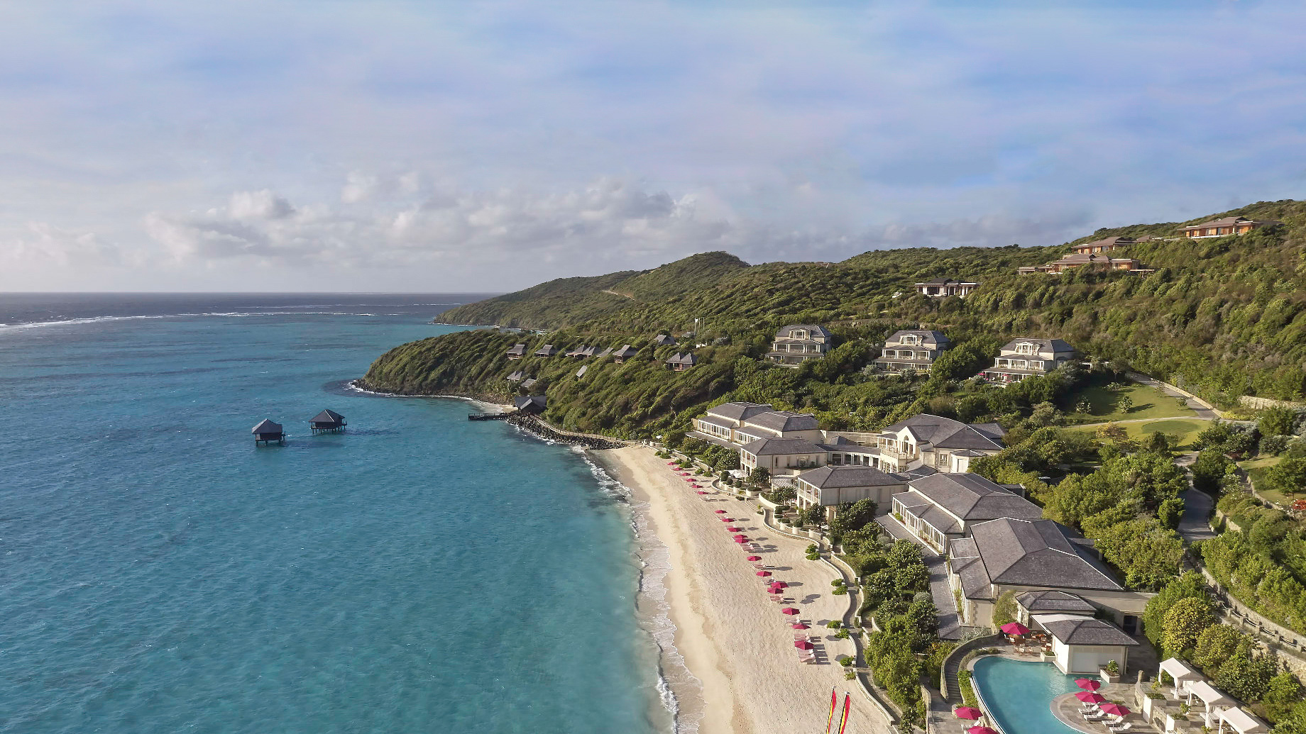 Mandarin Oriental, Canouan Island Resort - Saint Vincent and the Grenadines - Resort Aerial View
