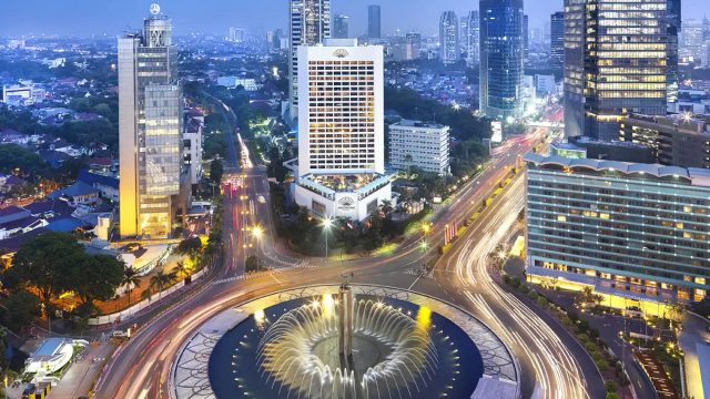 Mandarin Oriental, Jakarta Hotel - Jakarta, Indonesia - Exterior Night