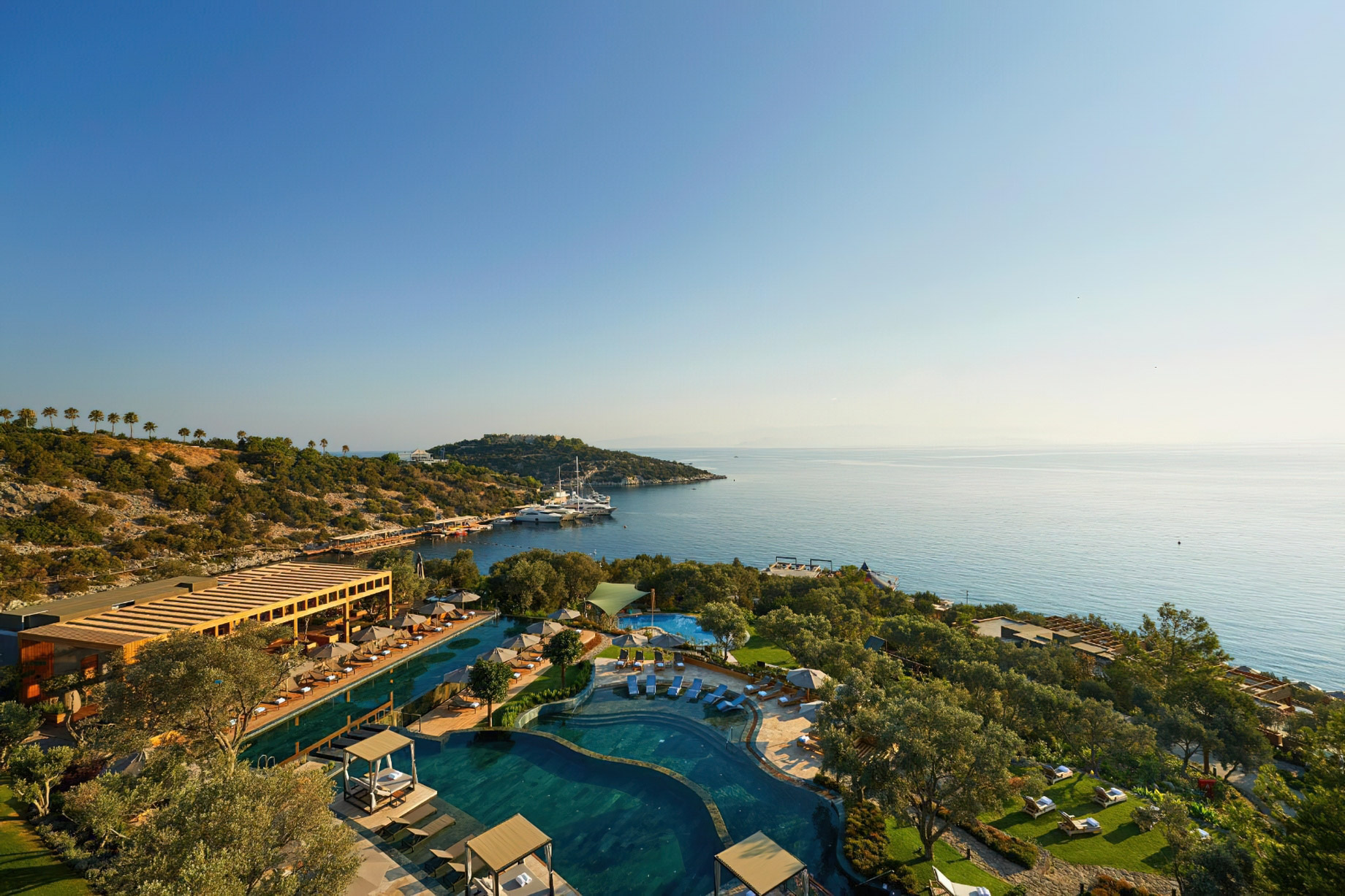 Mandarin Oriental, Bodrum Hotel - Bodrum, Turkey - Aerial View