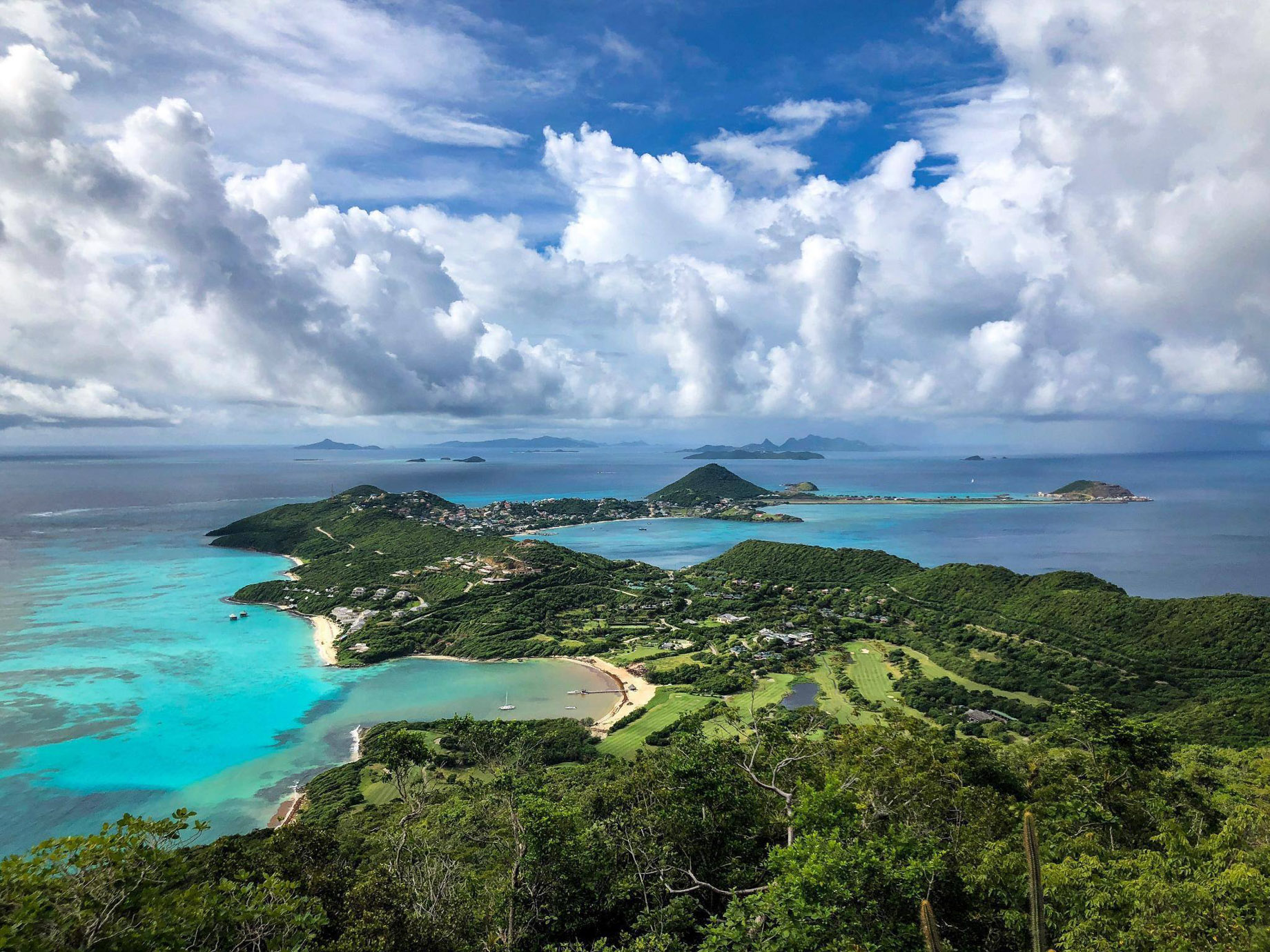 Mandarin Oriental, Canouan Island Resort – Saint Vincent and the Grenadines – Island Aerial View