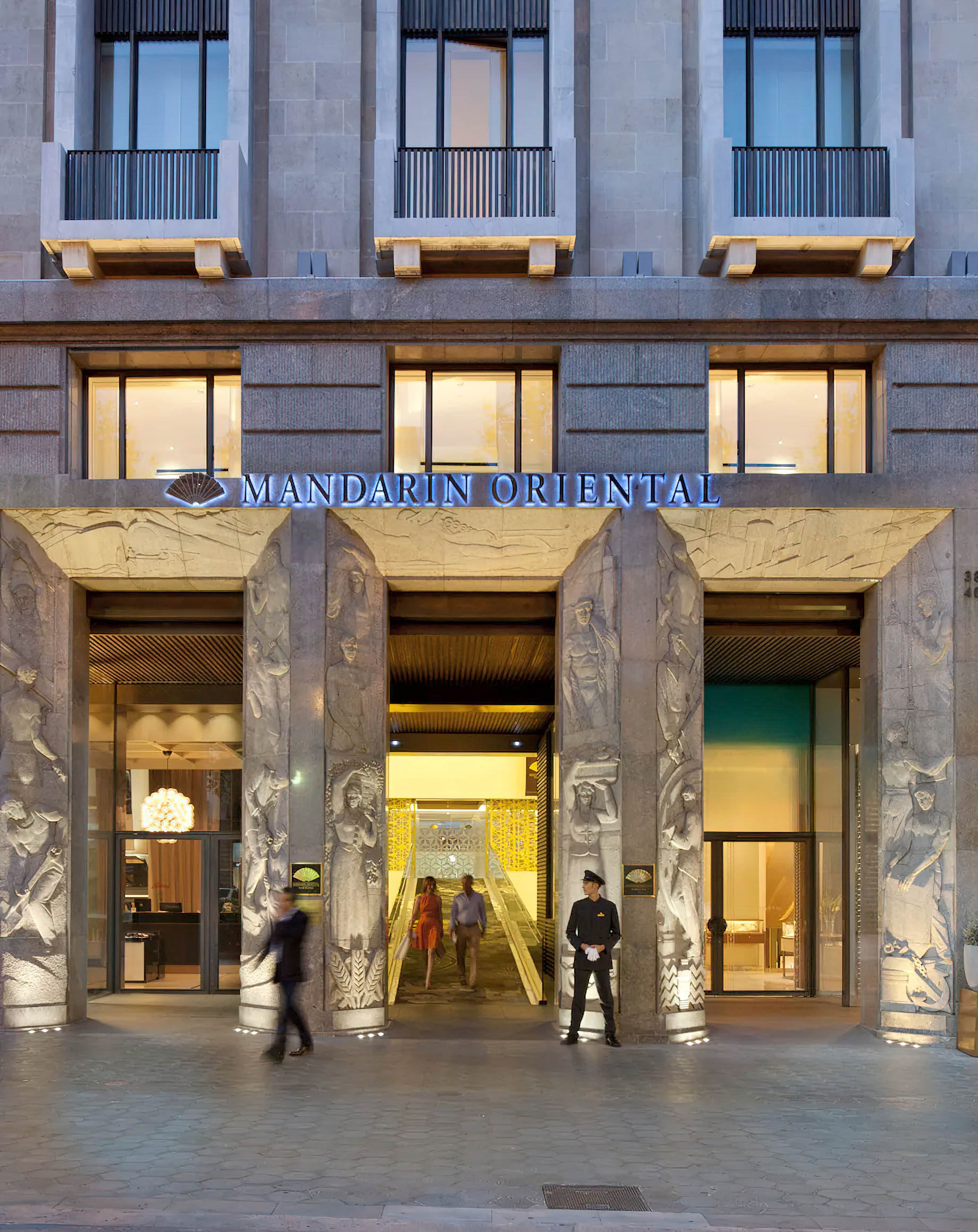 Mandarin Oriental, Barcelona Hotel – Barcelona, Spain – Front Entrance