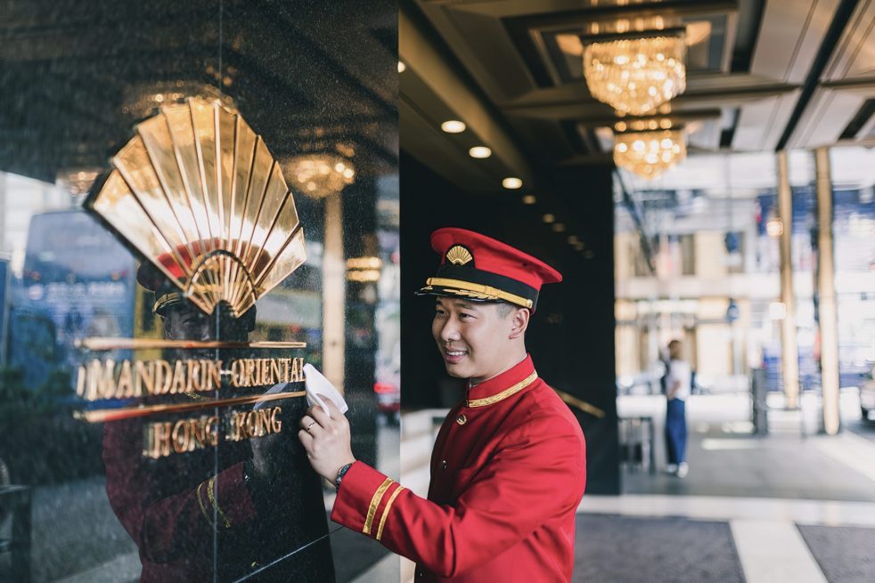 Mandarin Oriental, Hong Kong Hotel - Hong Kong, China - Doorman