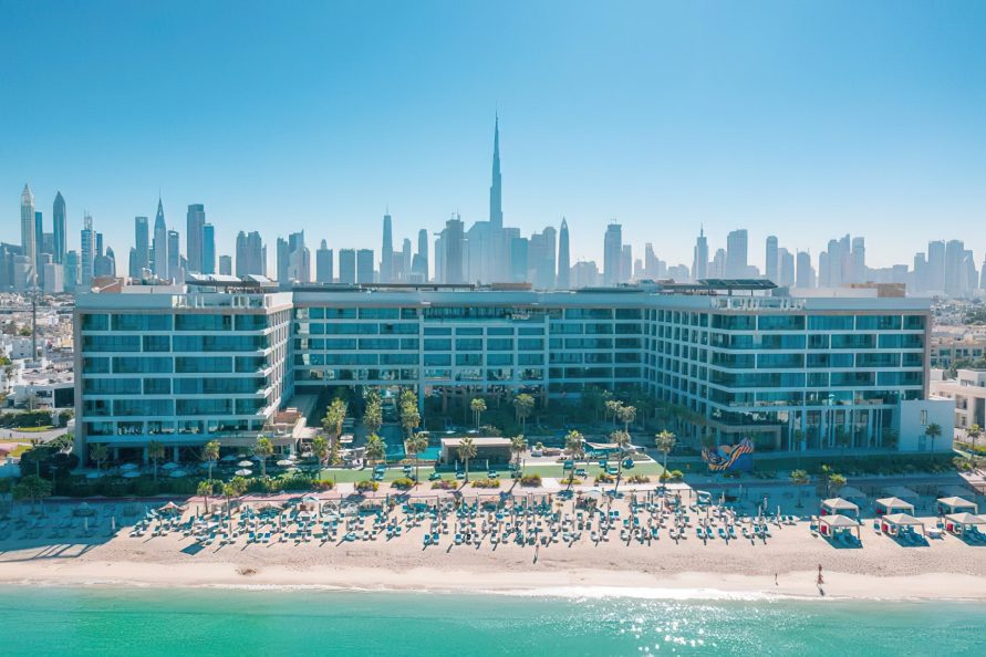 Mandarin Oriental Jumeira, Dubai Resort - Jumeirah, Dubai, UAE - Exterior Aerial Beach View