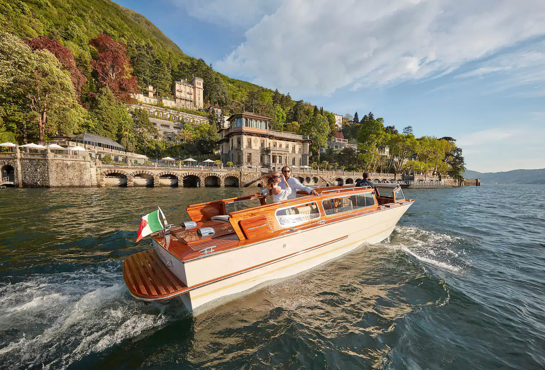 Mandarin Oriental, Lago di Como Hotel - Lake Como, Italy - Lake Como Hotel Boat View