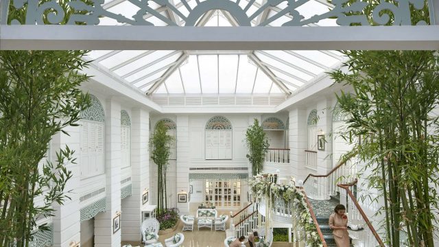 Mandarin Oriental, Bangkok Hotel - Bangkok, Thailand - The Authors Lounge Atrium