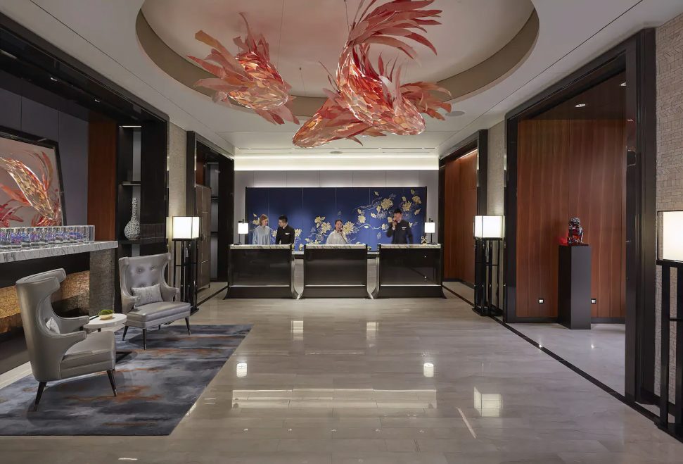 Mandarin Oriental Wangfujing, Beijing Hotel - Beijing, China - Lobby Reception
