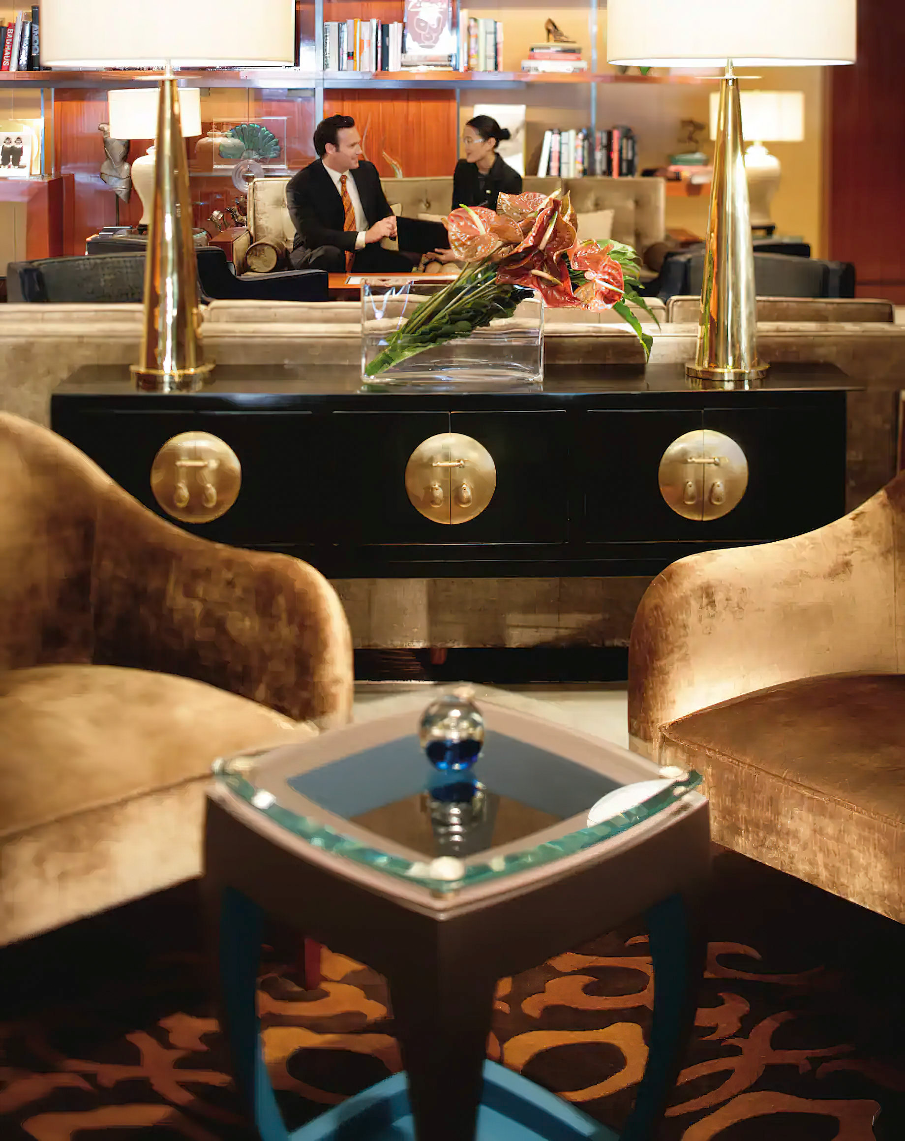 The Landmark Mandarin Oriental, Hong Kong Hotel – Hong Kong, China – Lobby Seating