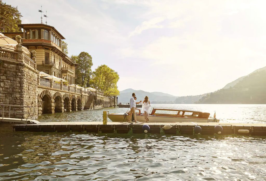 Mandarin Oriental, Lago di Como Hotel - Lake Como, Italy - Lake Como Hotel Boat Arrival