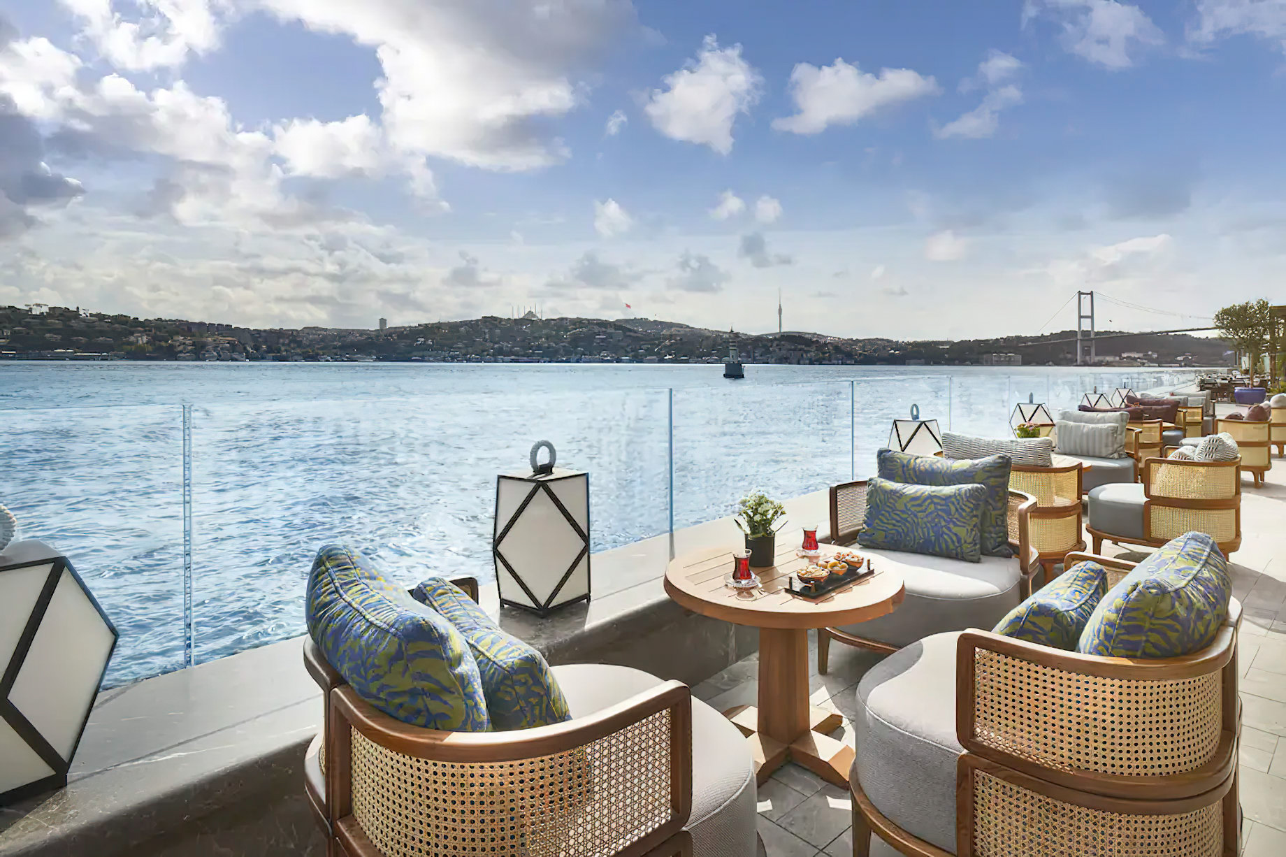Mandarin Oriental Bosphorus, Istanbul Hotel – Istanbul, Turkey – Bosphorus Lounge Terrace