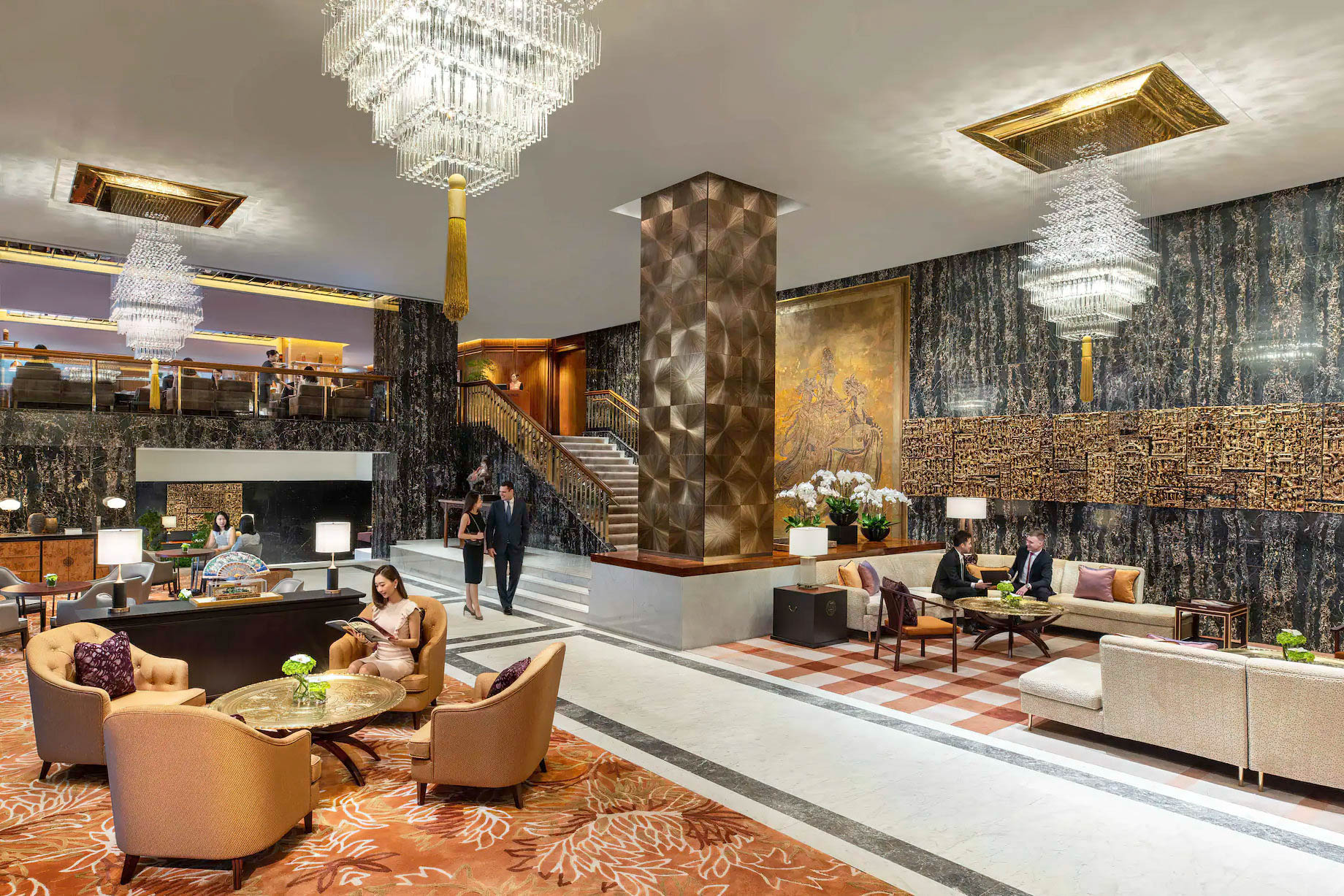Mandarin Oriental, Hong Kong Hotel – Hong Kong, China – Lobby