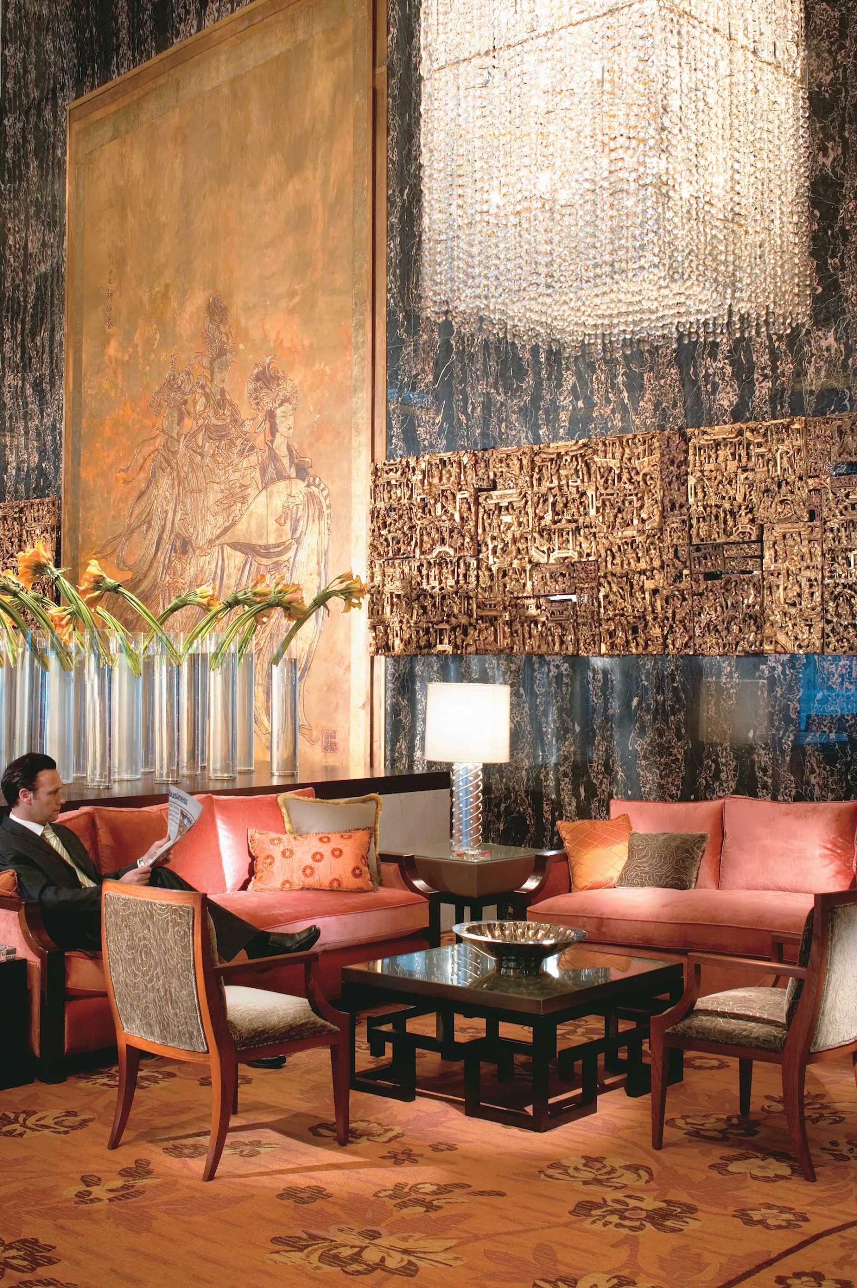 Mandarin Oriental, Hong Kong Hotel – Hong Kong, China – Lobby Seating