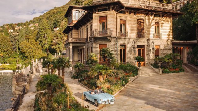 Mandarin Oriental, Lago di Como Hotel - Lake Como, Italy - Vintage Car Experience Arrival