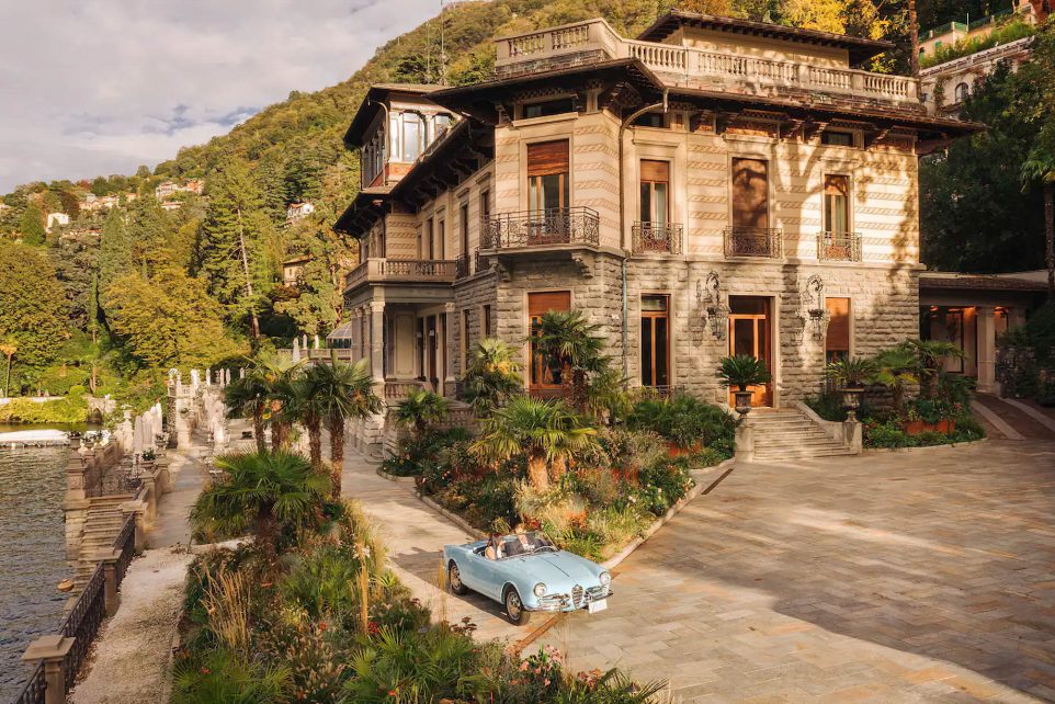 Mandarin Oriental, Lago di Como Hotel - Lake Como, Italy - Vintage Car Experience Arrival