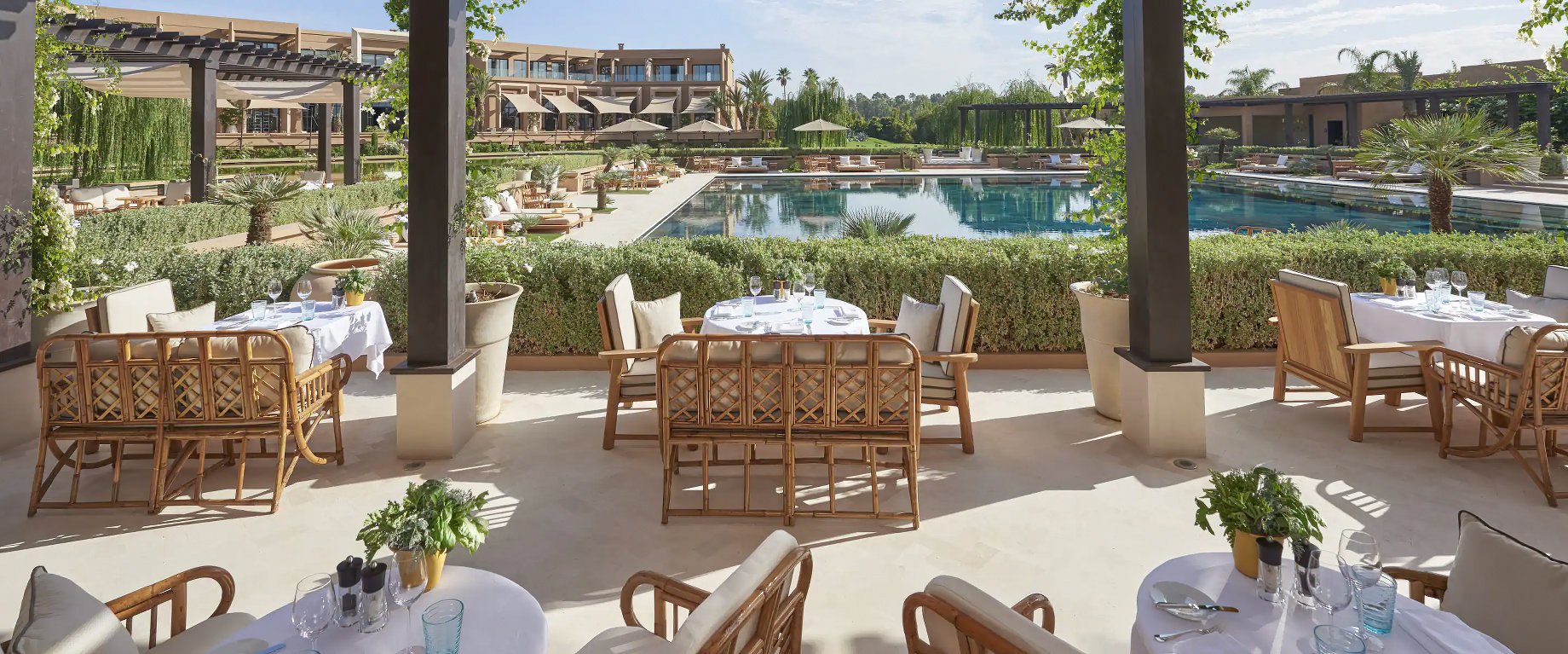 Mandarin Oriental, Marrakech Hotel - Marrakech, Morocco - Pool Garden Restaurant