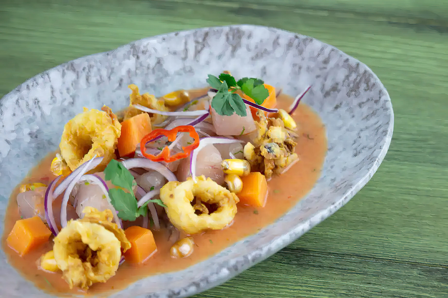 Mandarin Oriental, Geneva Hotel – Geneva, Switzerland – Yakumanka Retaurant Calamari