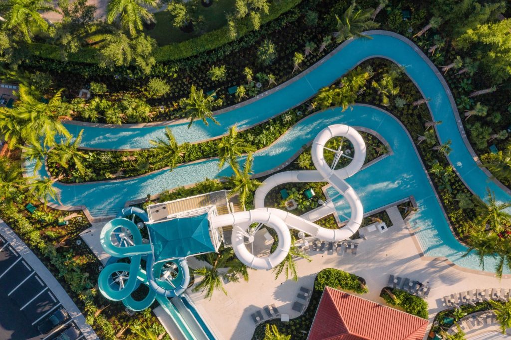 The Ritz-Carlton Golf Resort, Naples - Naples, FL, USA - The Reservoir Overhead Aerial View
