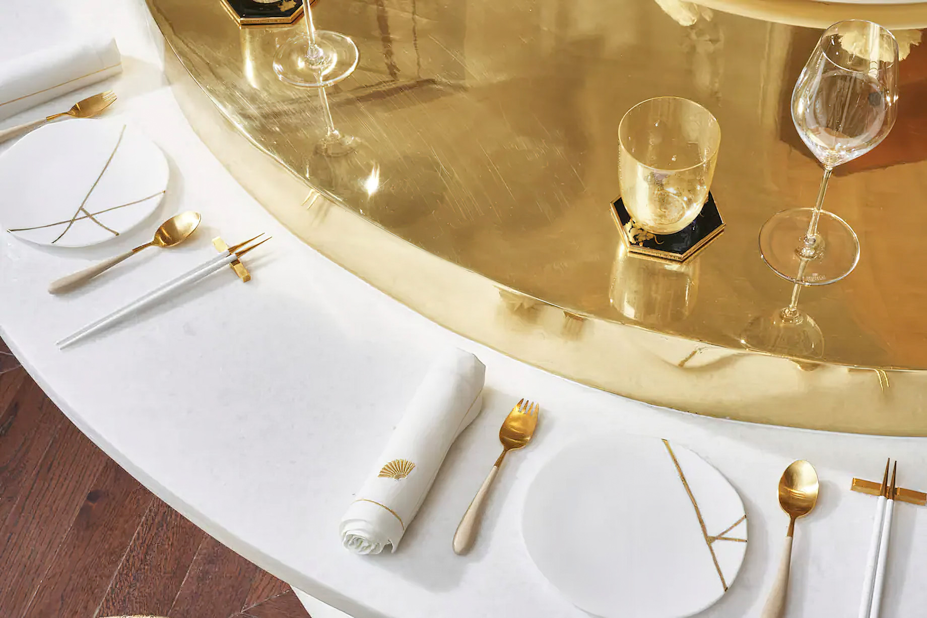 Mandarin Oriental Ritz, Madrid Hotel – Madrid, Spain – Champagne Bar Table Setting