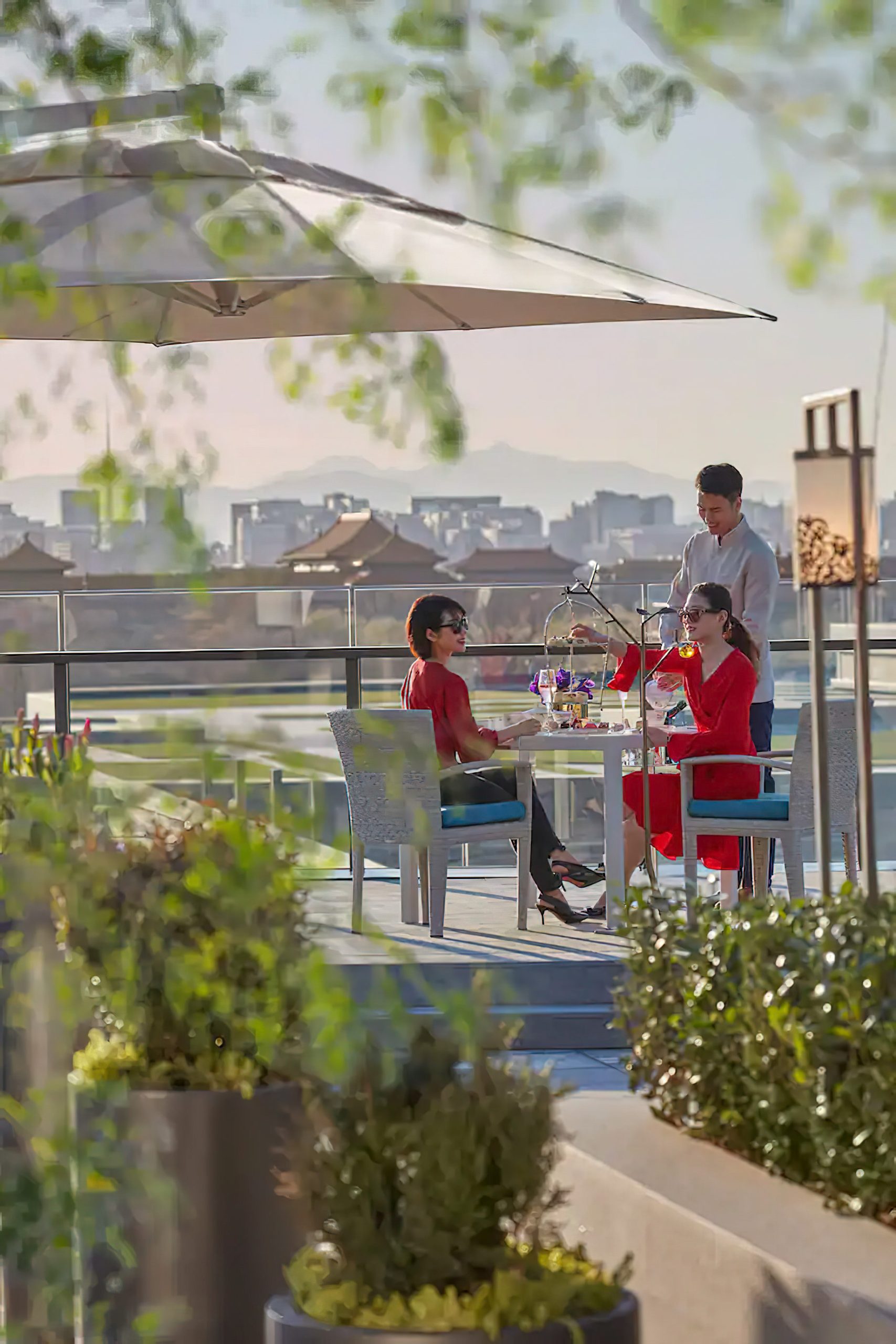 Mandarin Oriental Wangfujing, Beijing Hotel – Beijing, China – Cafe Zi Terrace