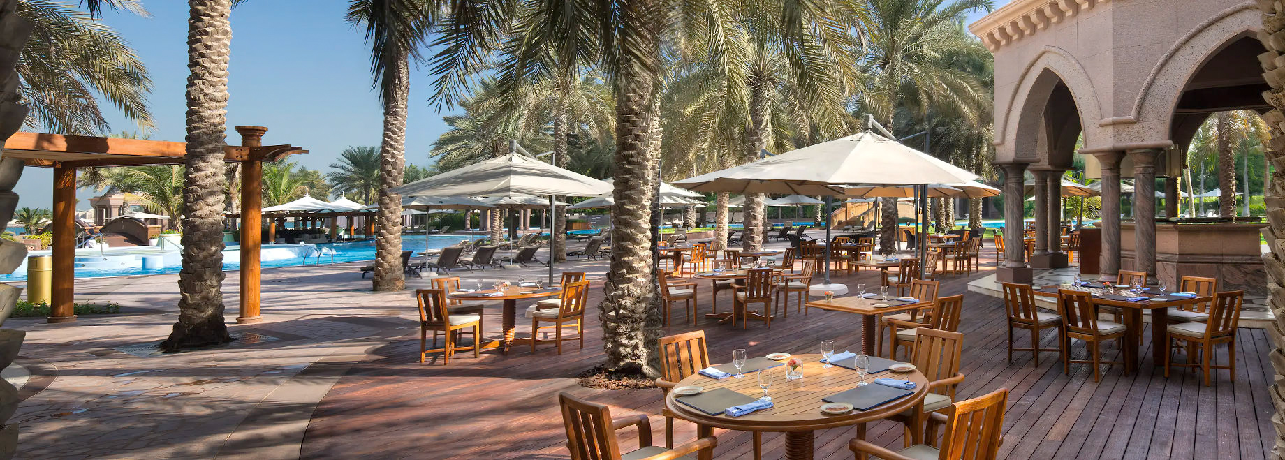 Emirates Palace Abu Dhabi Hotel - Abu Dhabi, UAE - Dining Las Brisas Patio