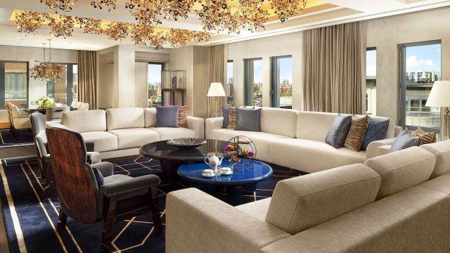 Mandarin Oriental, Boston Hotel - Boston, MA, USA - Royal Suite Living Room