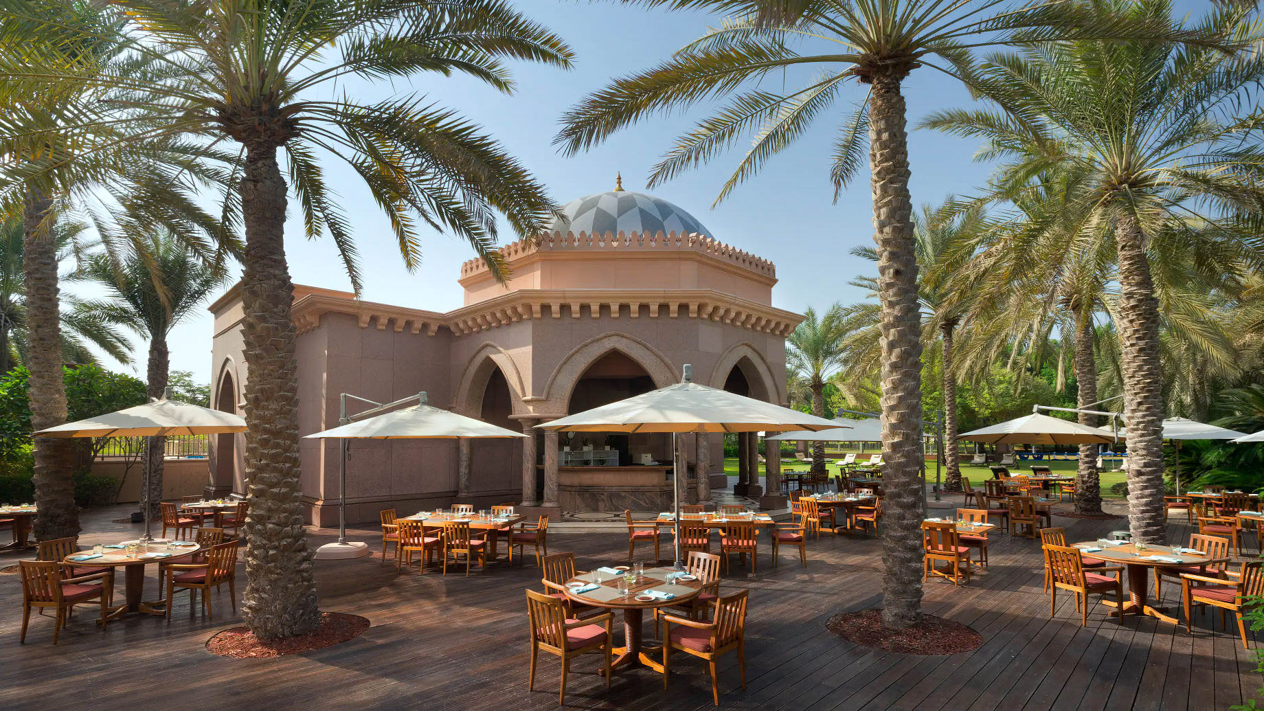 Emirates Palace Abu Dhabi Hotel – Abu Dhabi, UAE – Dining Las Brisas Patio