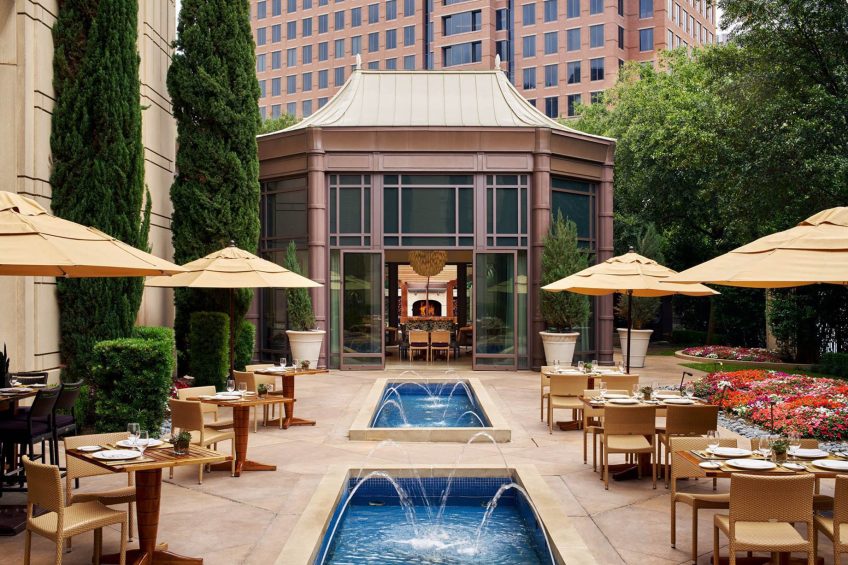 The Ritz-Carlton, Dallas Hotel - Dallas, TX, USA - Fearing's Restaurant Outdoor Patio