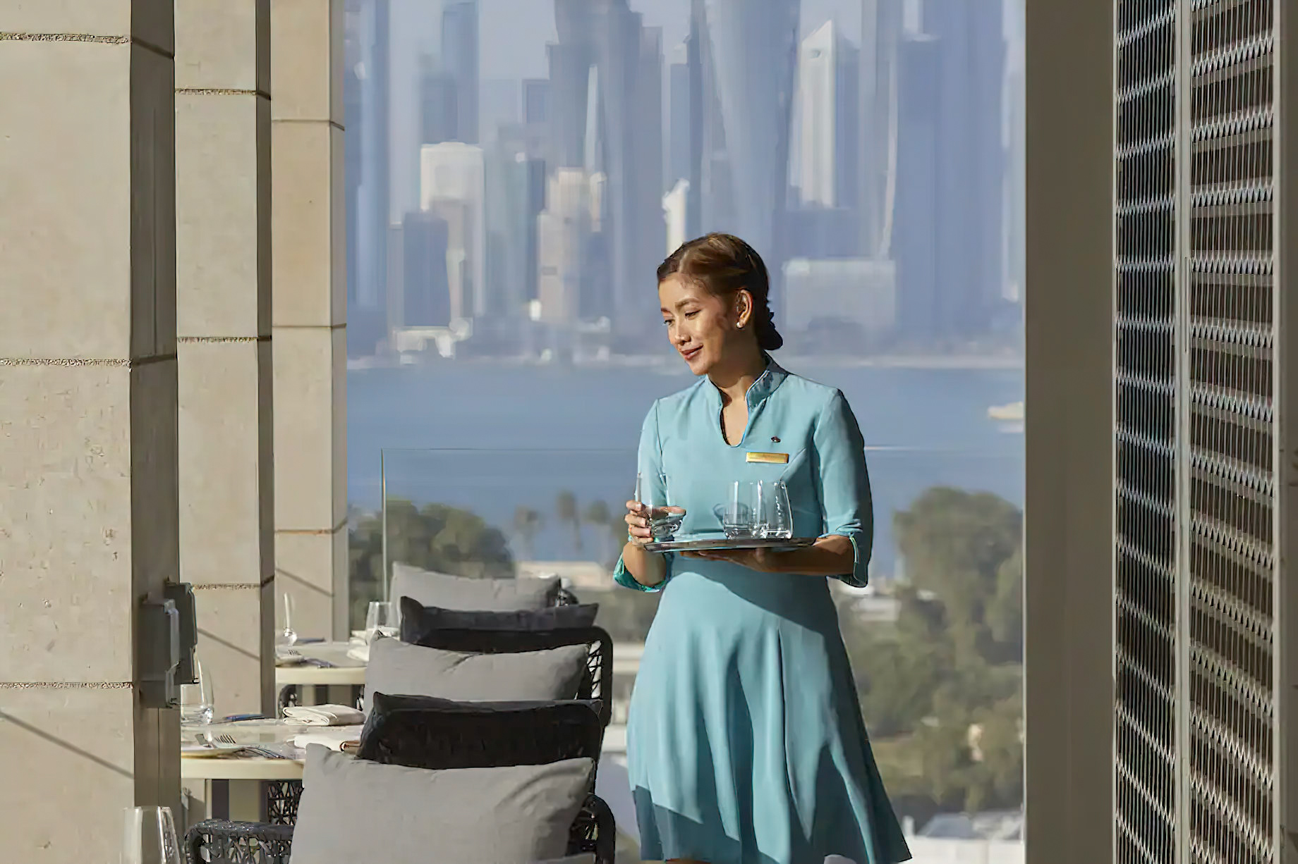 Mandarin Oriental, Doha Hotel – Doha, Qatar – Mosaic Restaurant Terrace