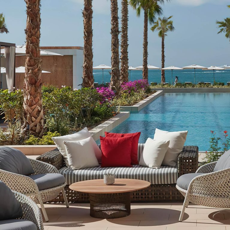 Mandarin Oriental Jumeira, Dubai Resort – Jumeirah, Dubai, UAE – Pool Deck Lounge Chairs