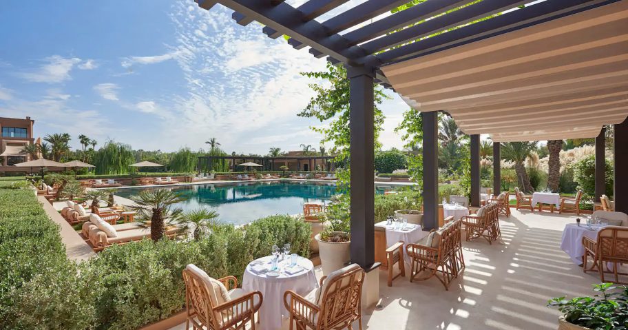 Mandarin Oriental, Marrakech Hotel - Marrakech, Morocco - Pool Garden Fine Dining Terrace