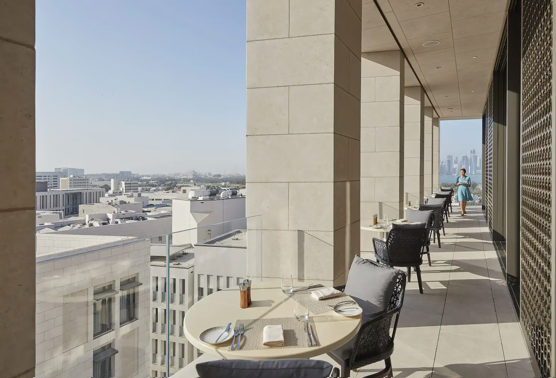 Mandarin Oriental, Doha Hotel – Doha, Qatar – Mosaic Restaurant Terrace